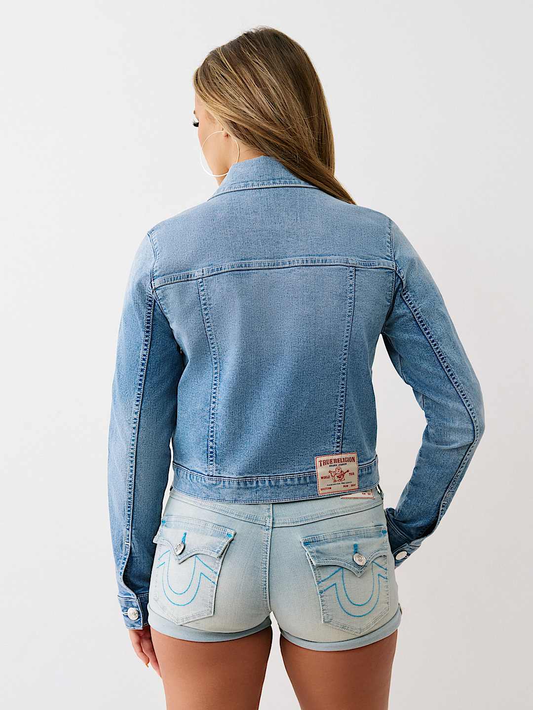 JESSE CROPPED TRUCKER JACKET, image 7
