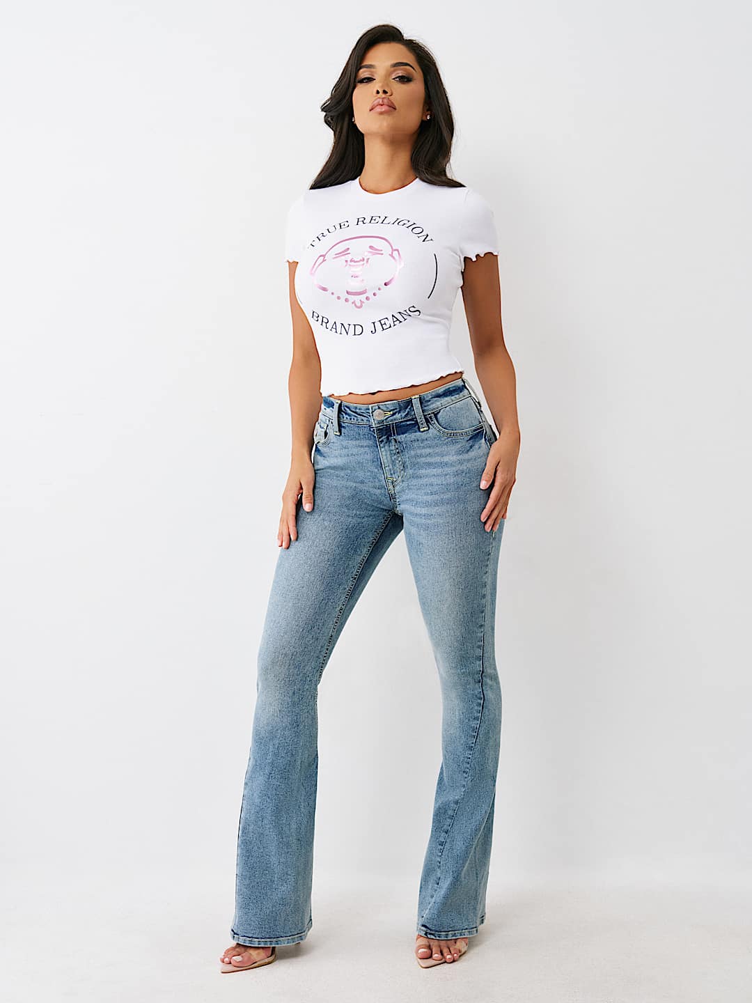 JOEY MID RISE FLARE JEAN, image 3