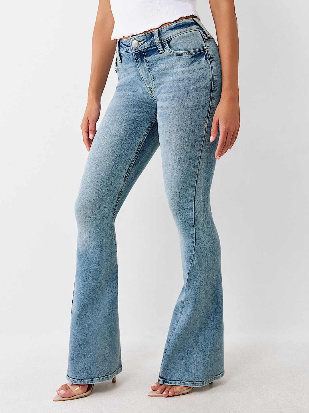 JOEY MID RISE FLARE JEAN, image 1