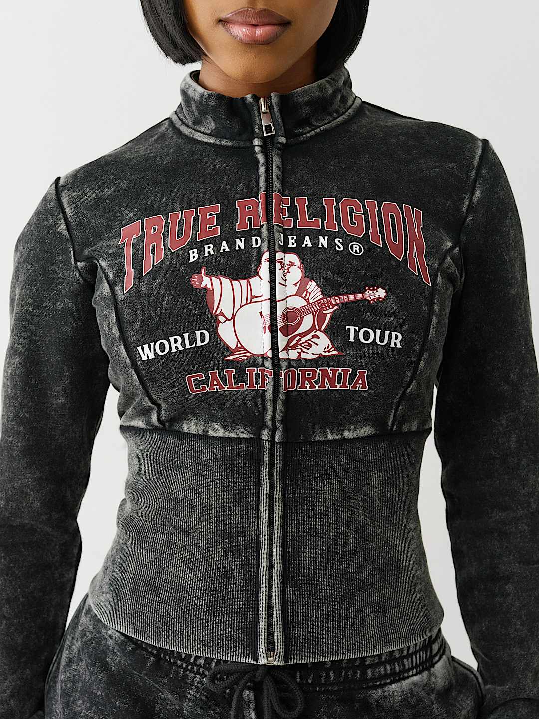 VINTAGE HIGH TRIM ZIP UP