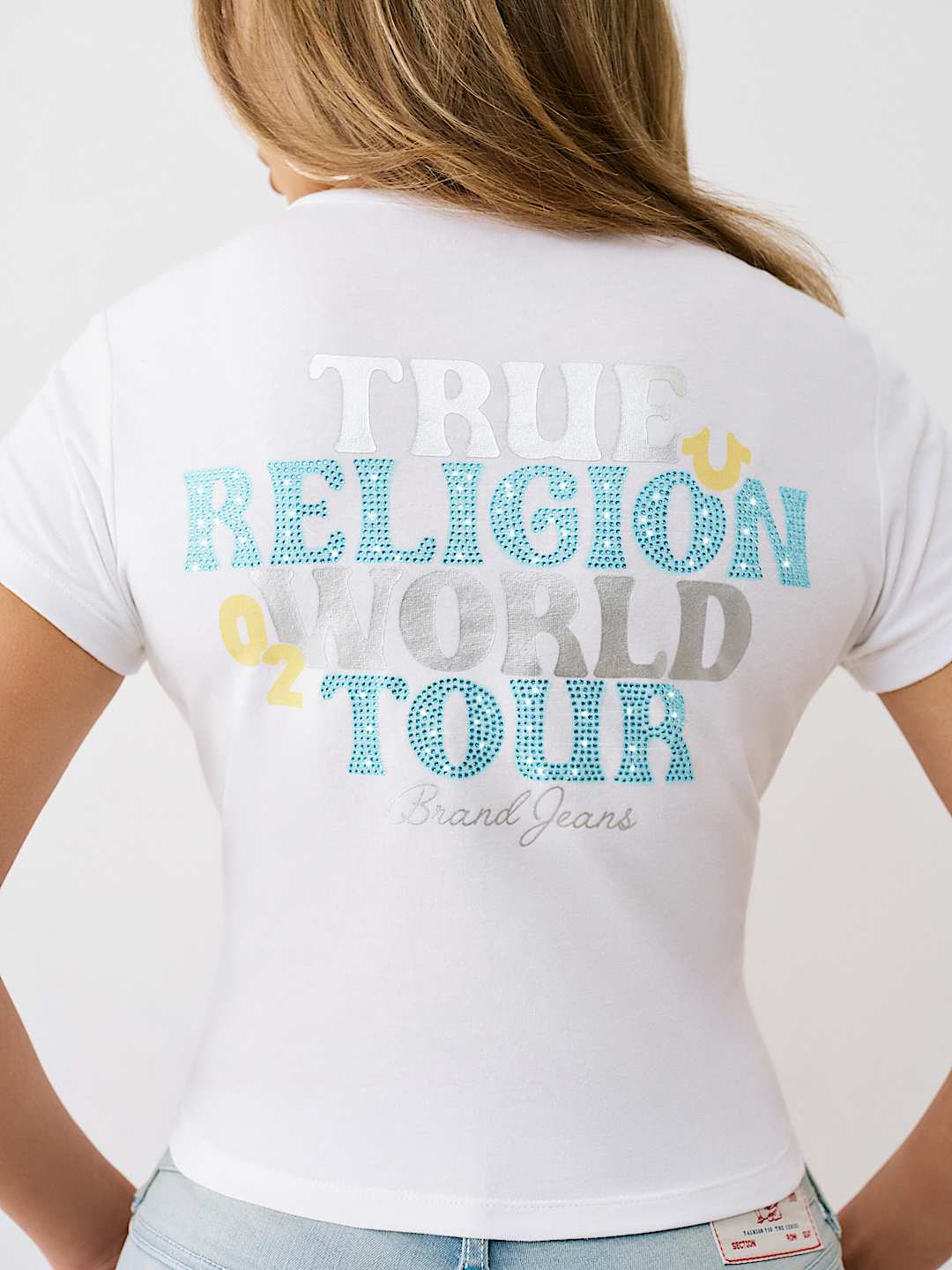 CRYSTAL WORLD TOUR BABY TEE