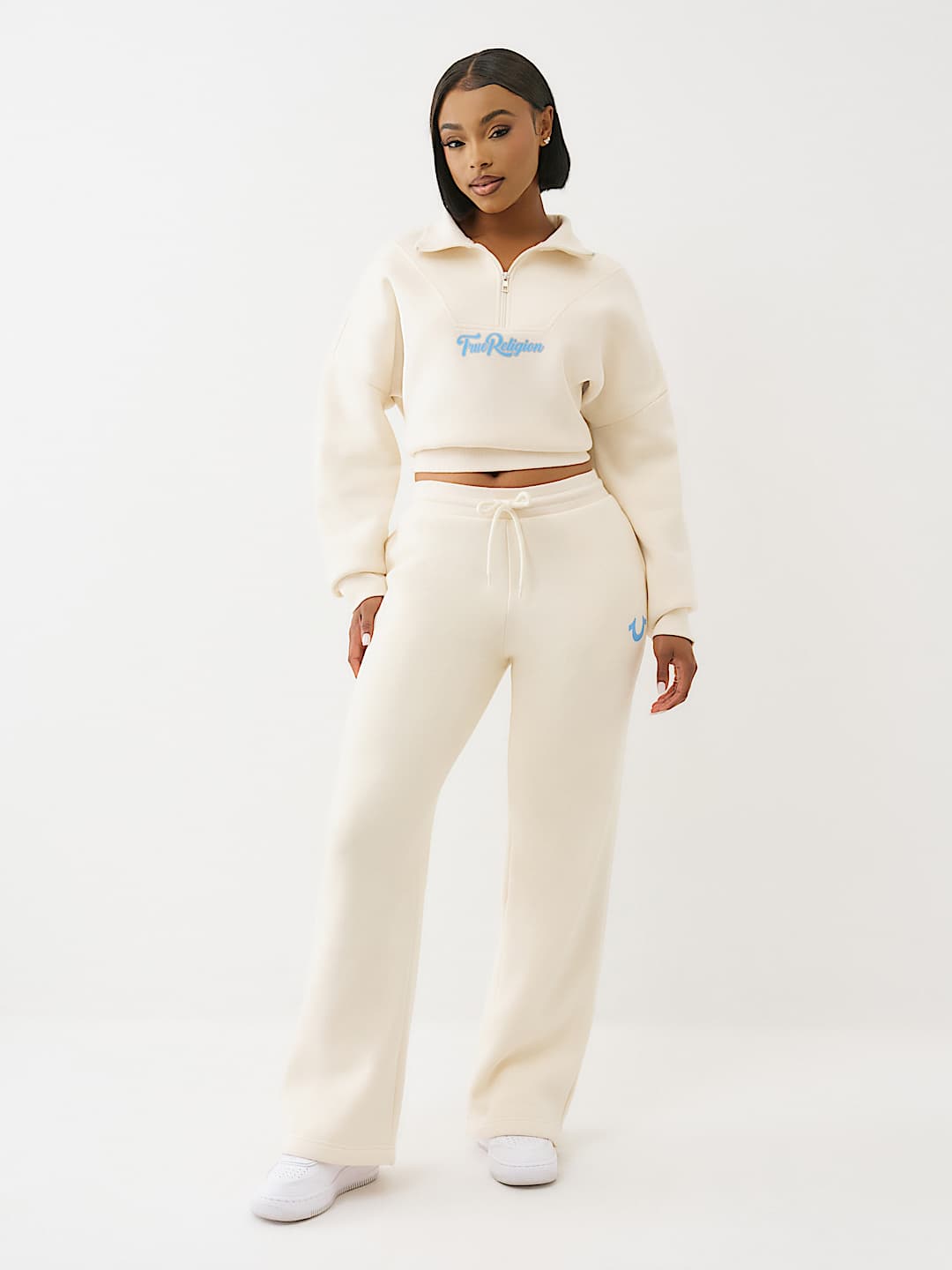 VARSITY HALF ZIP SWEATER, image 3