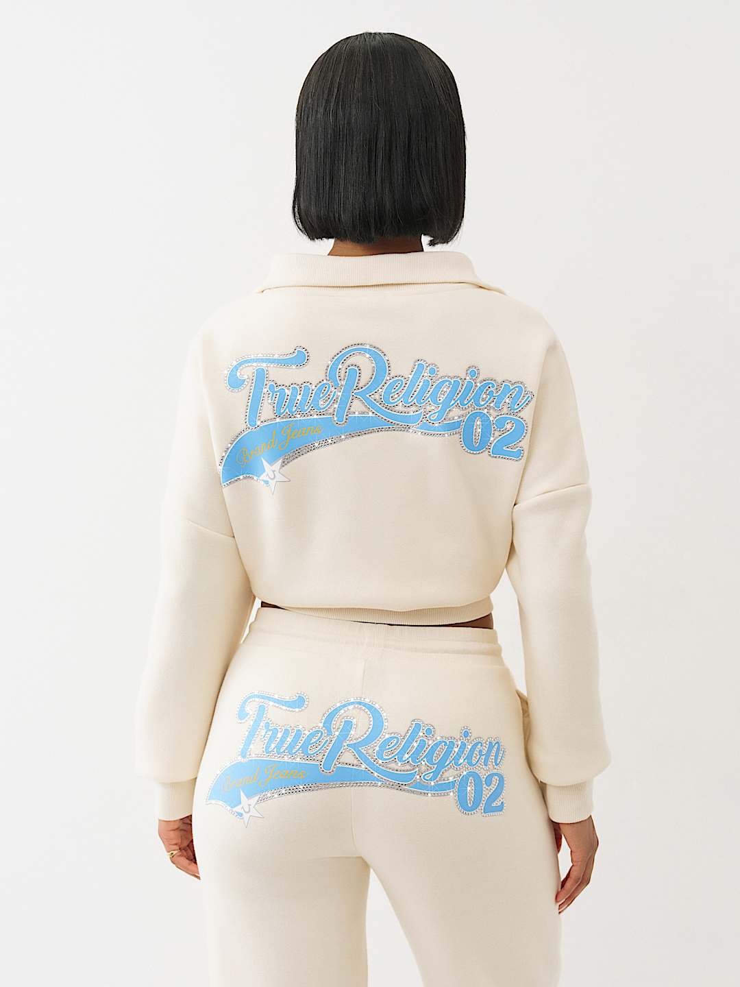 VARSITY HALF ZIP SWEATER, image 6