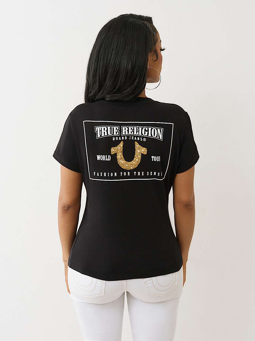 【TRUE RELIGION】★Tシャツ★ CRUSHED CRYSTAL HORSESHOE TEE CRUSHED CRYSTAL HORSESHOE TEE | True Religion