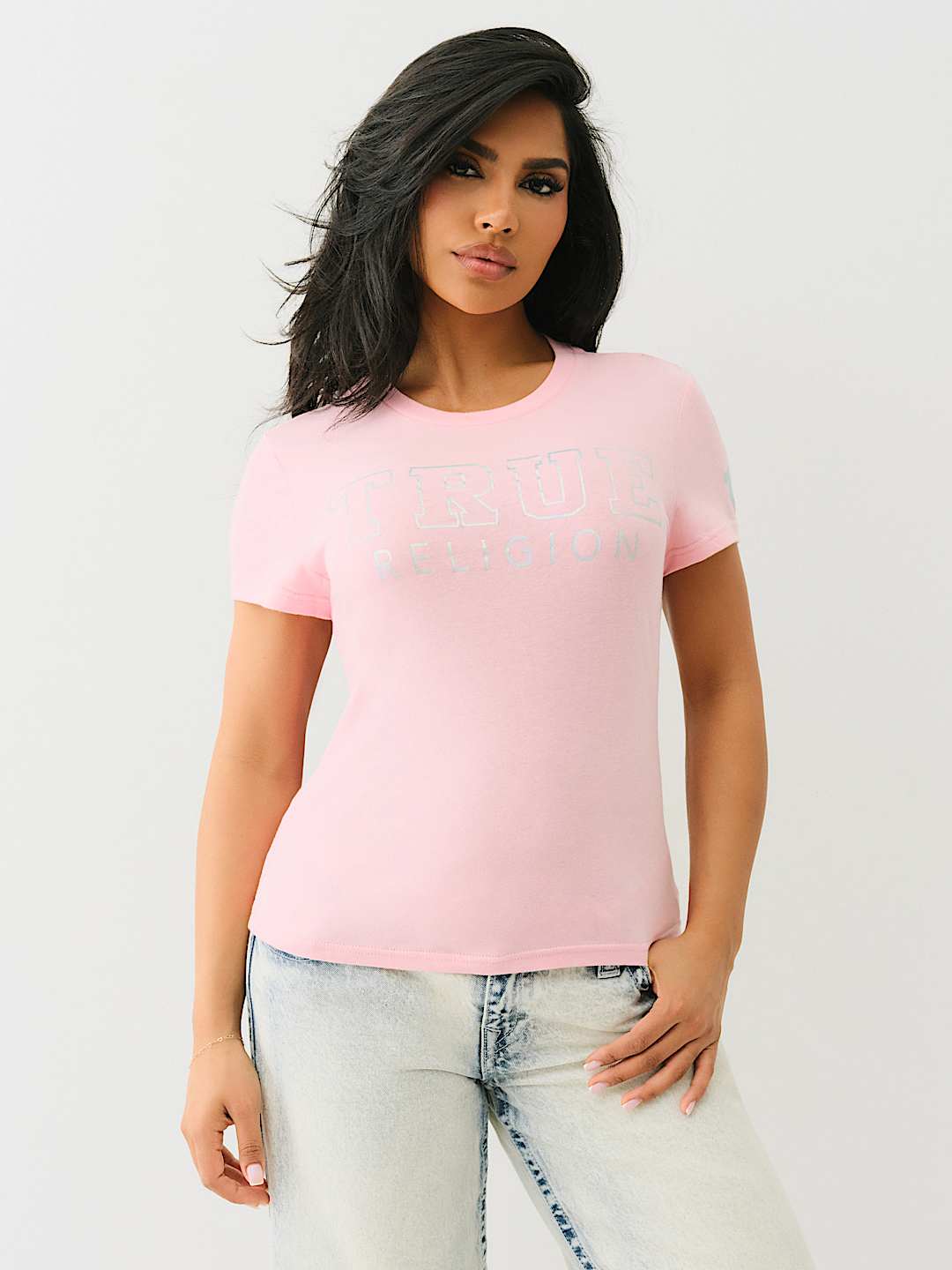 IRIDESCENT LOGO TEE