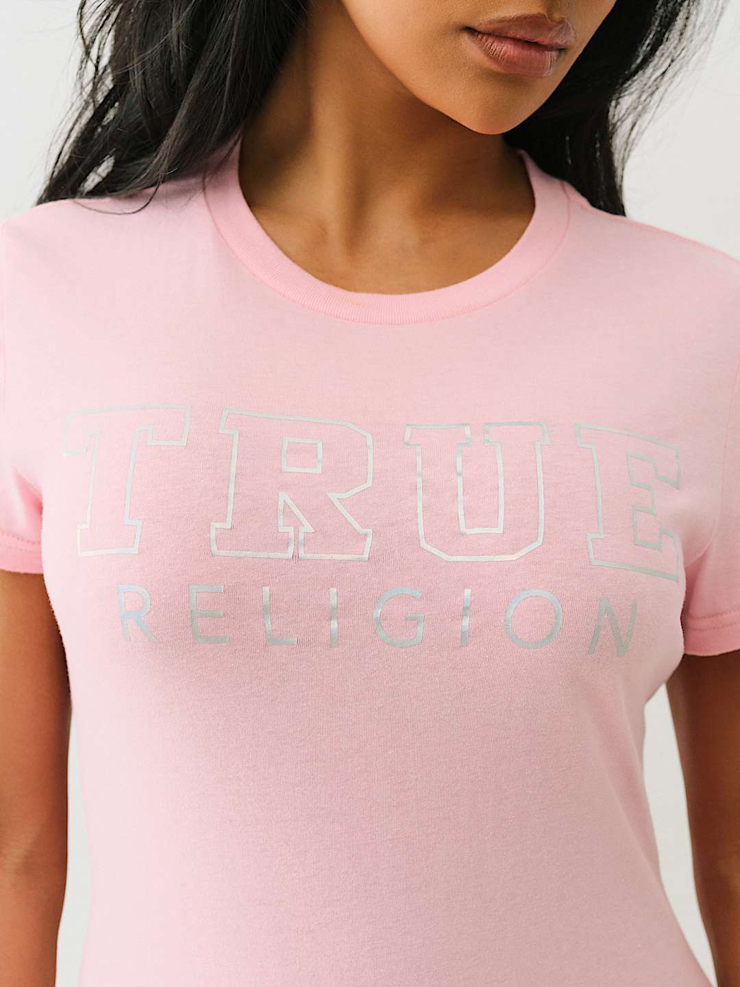 IRIDESCENT LOGO TEE