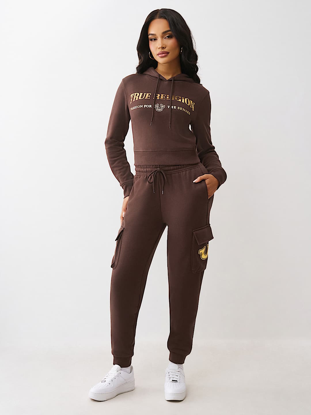 TRUE RELIGION METALLIC HOODIE, image 3