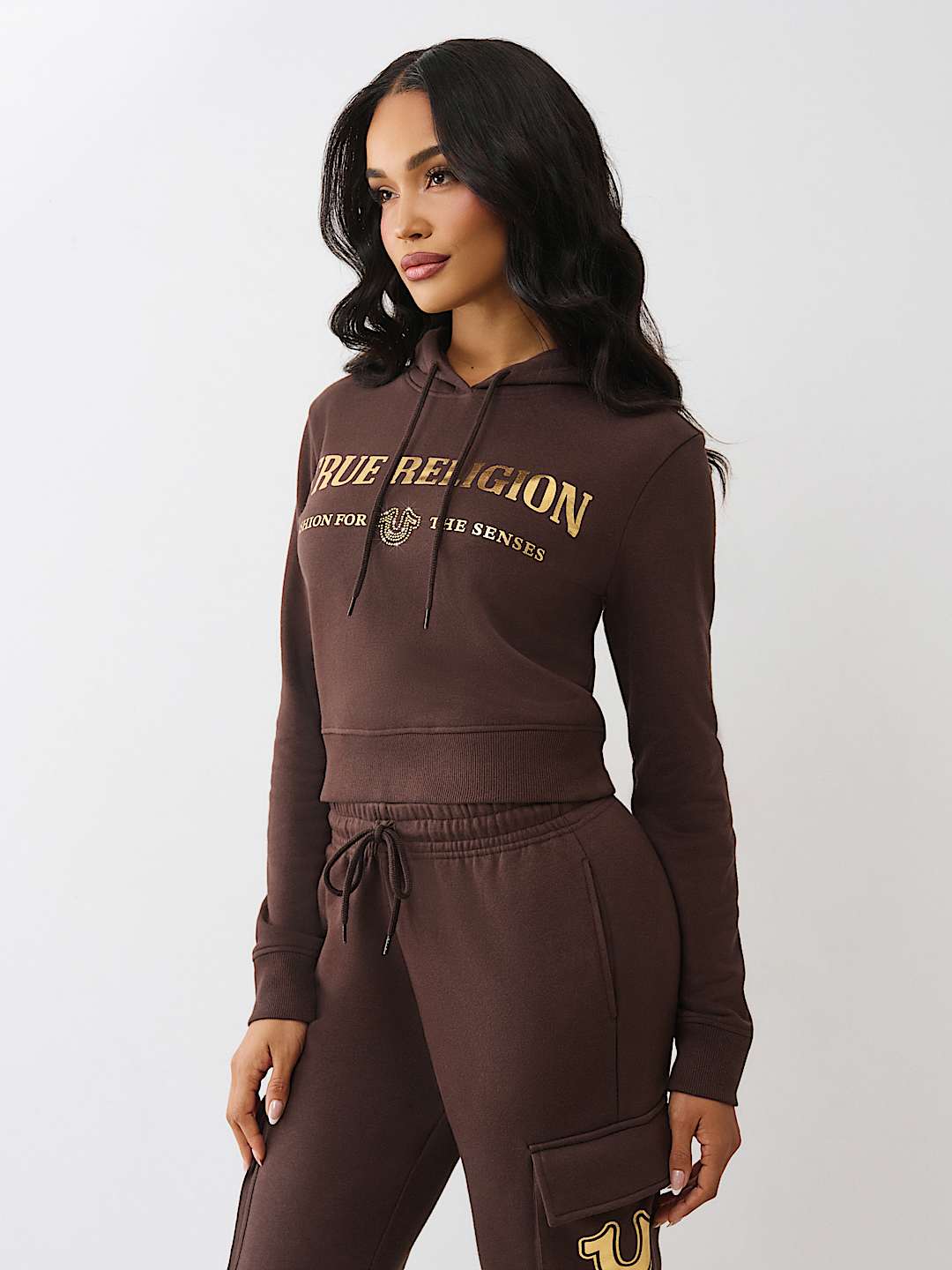 TRUE RELIGION METALLIC HOODIE, image 4