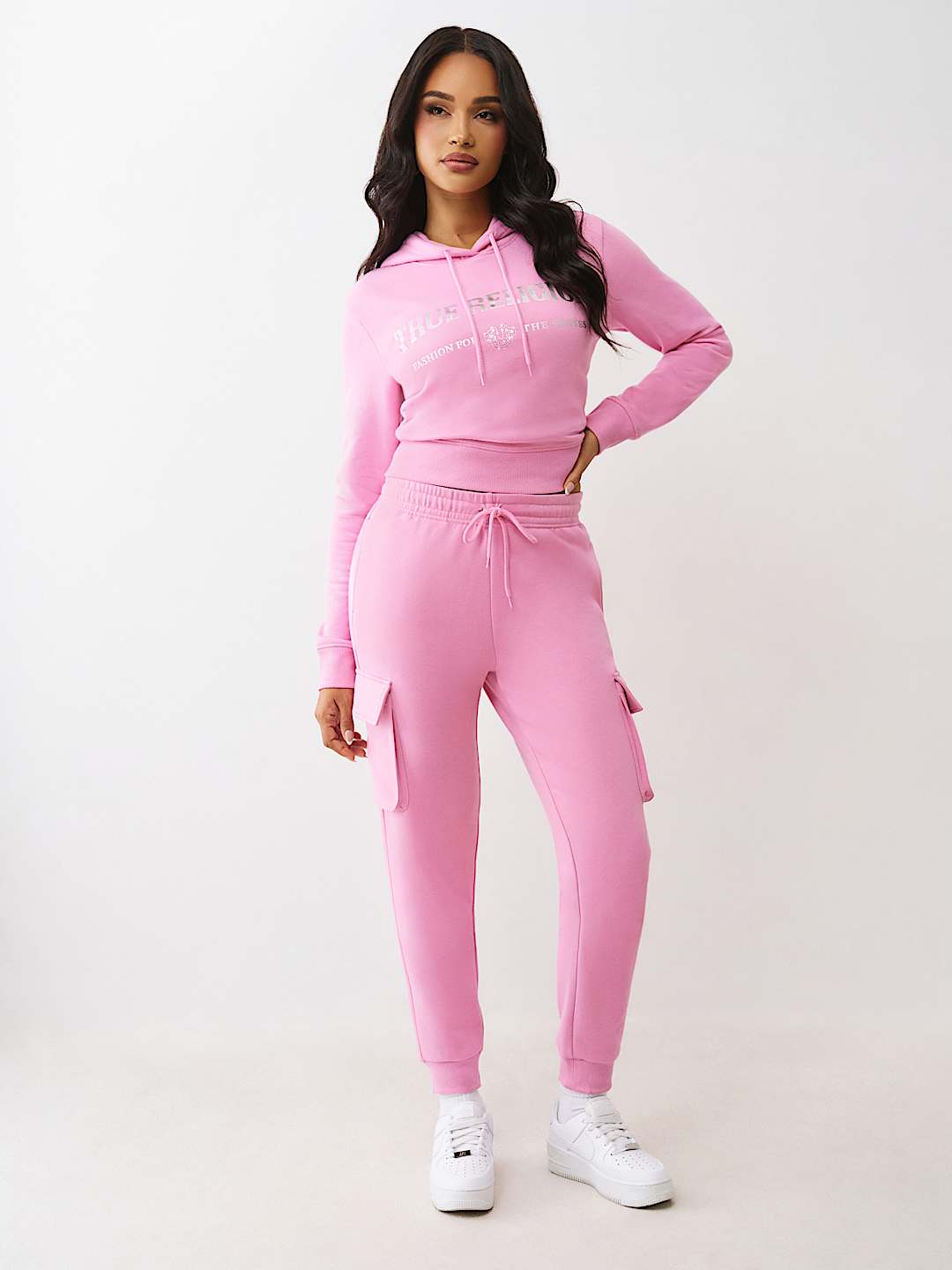 SUDADERA CON CAPUCHA MET&Aacute;LICA TRUE RELIGION, image 3