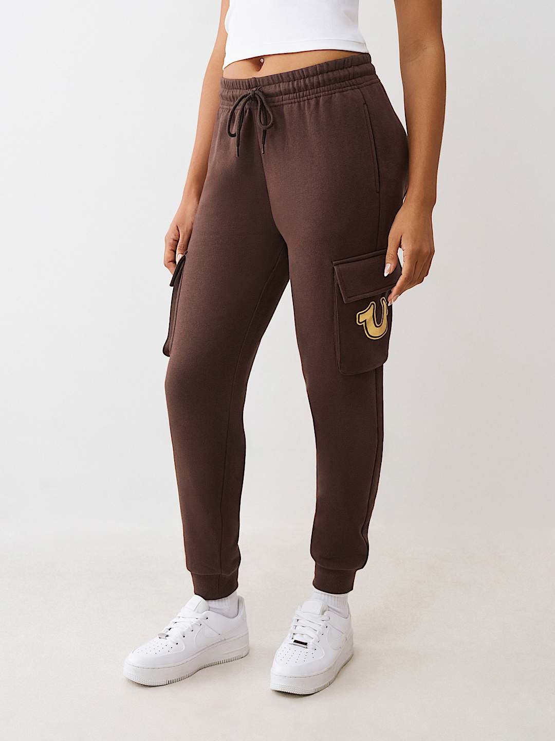 PANTALONES JOGGER CARGO CON HERRADURA MET&Aacute;LICA, image 3