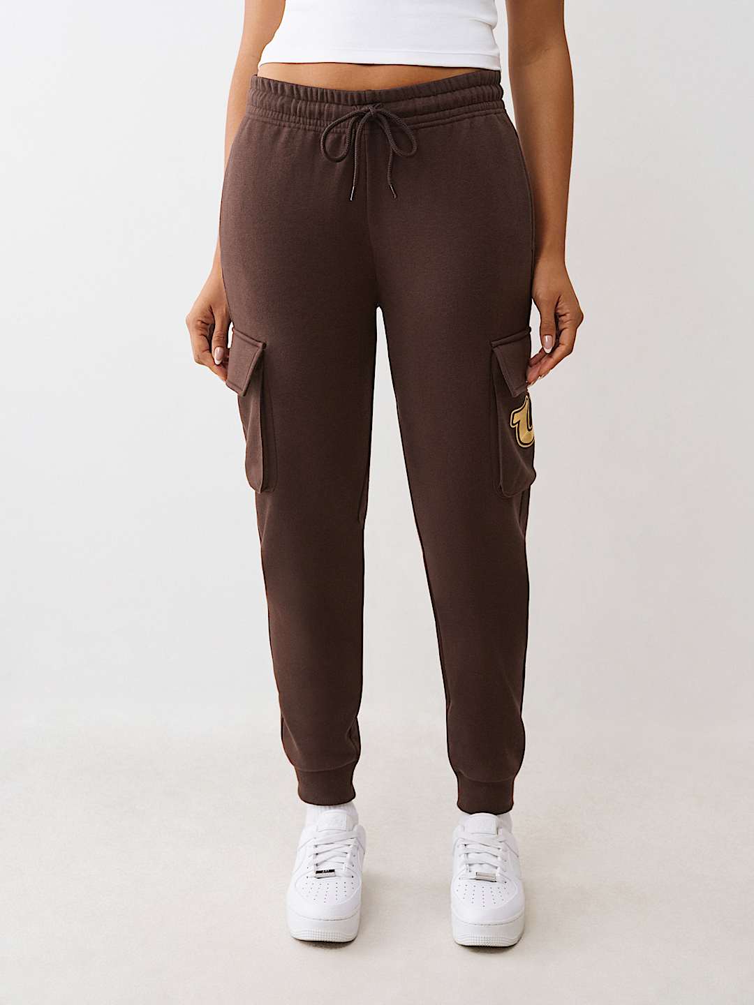 PANTALONES JOGGER CARGO CON HERRADURA MET&Aacute;LICA, image 1