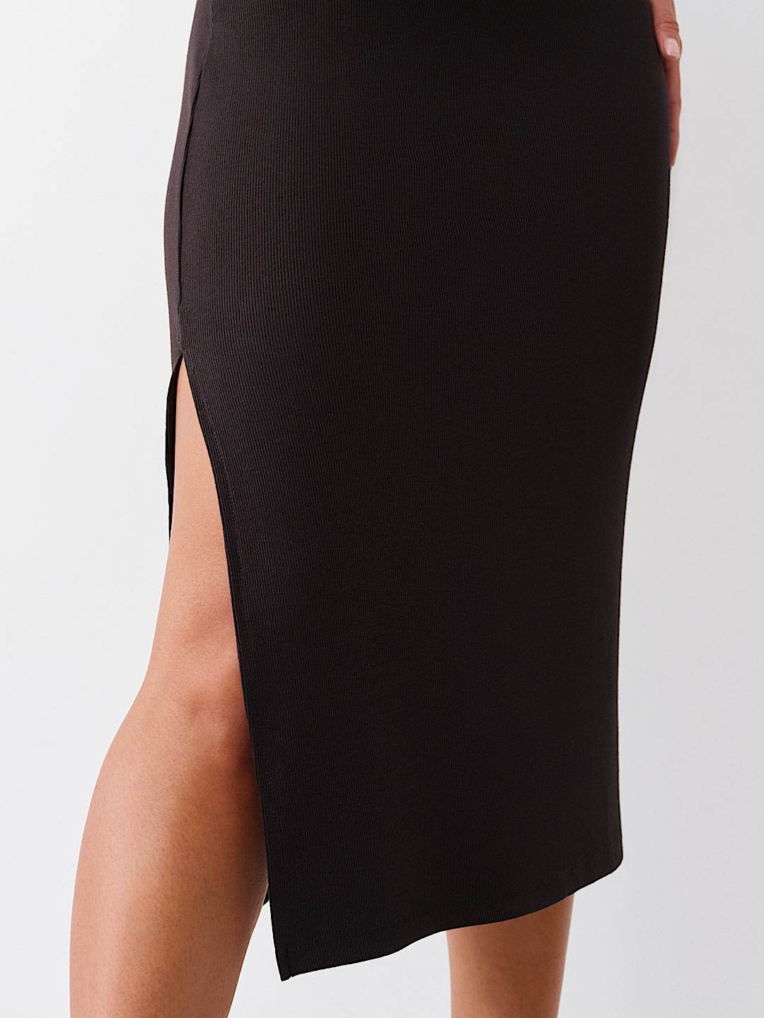 HENLEY RIBBED MIDI DRESS, image 5