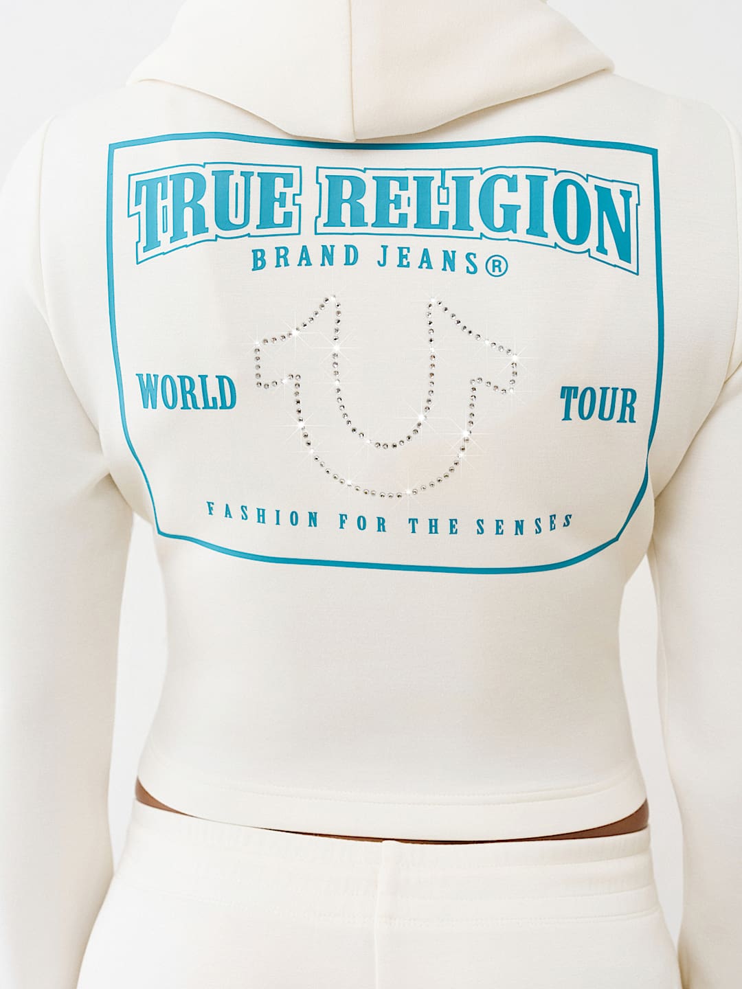 SHRUNKEN LOGO ZIP HOODIE, image 1