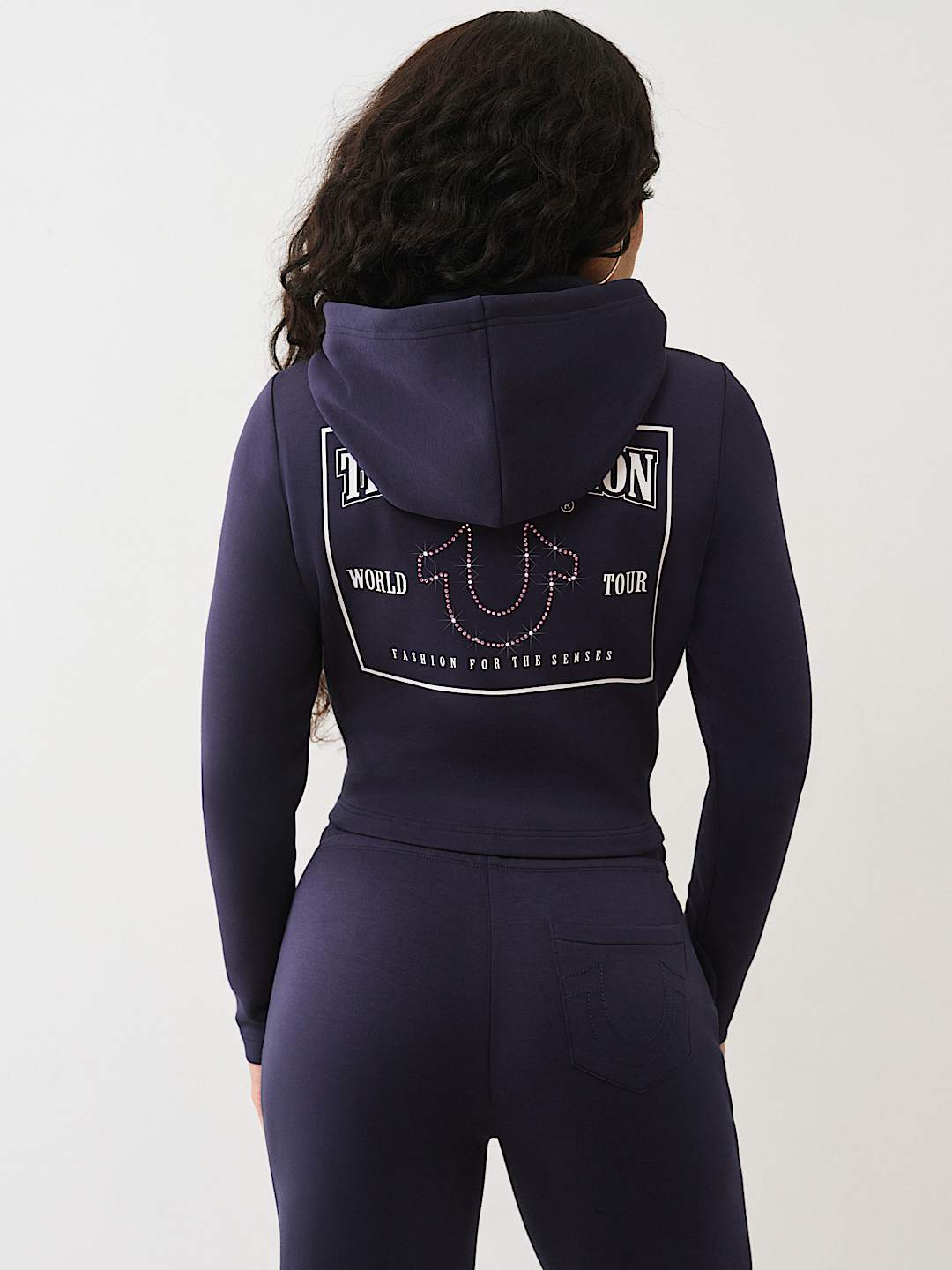 SHRUNKEN LOGO ZIP HOODIE, image 5