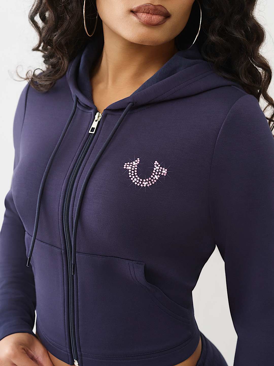 SHRUNKEN LOGO ZIP HOODIE, image 6