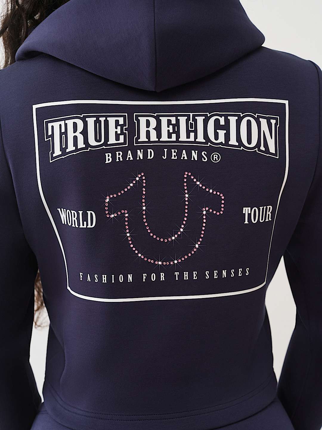 SHRUNKEN LOGO ZIP HOODIE, image 1