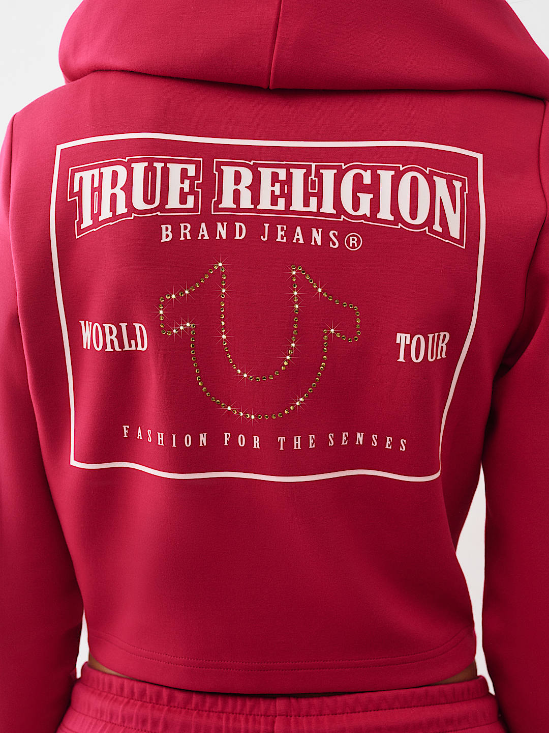 SHRUNKEN LOGO ZIP HOODIE, image 1