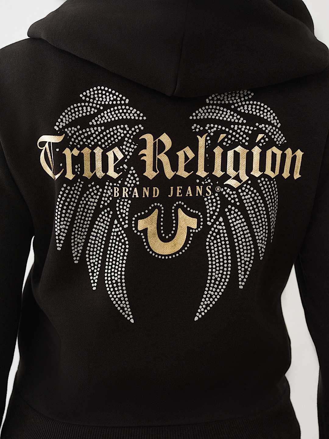 トップス True religion SHRUNKEN WING ZIP HOODIE SHRUNKEN WING ZIP HOODIE