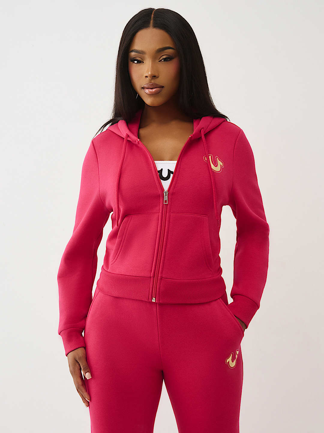 SHRUNKEN WING ZIP HOODIE, image 2
