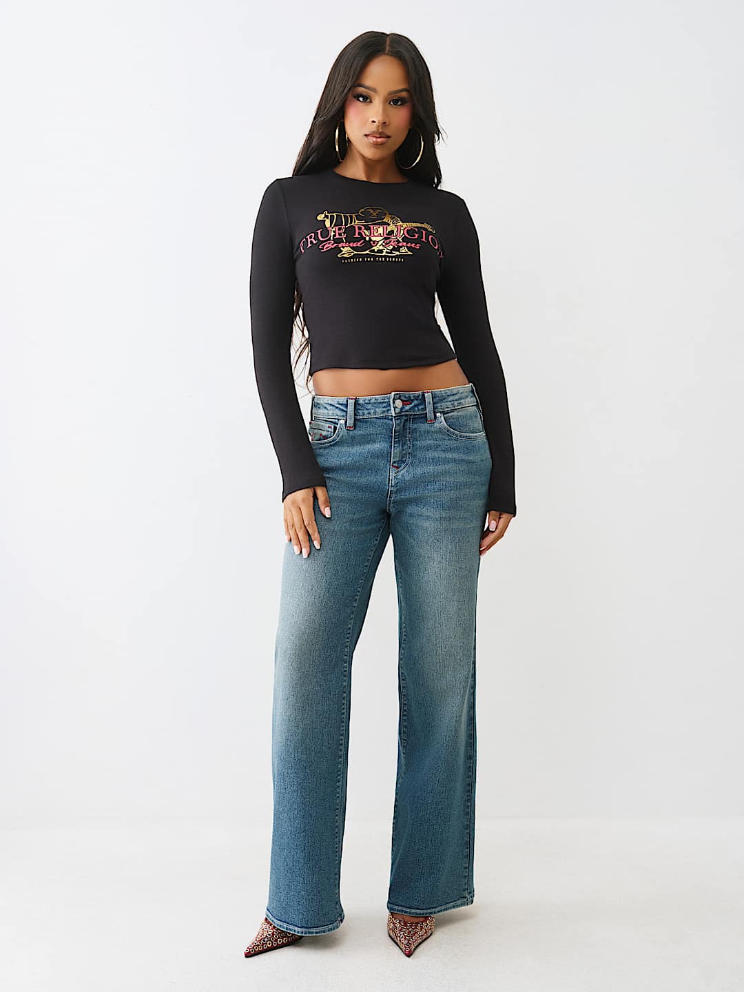 BUDDHA RIBBED LONG SLEEVE  BABY TEE, image 3