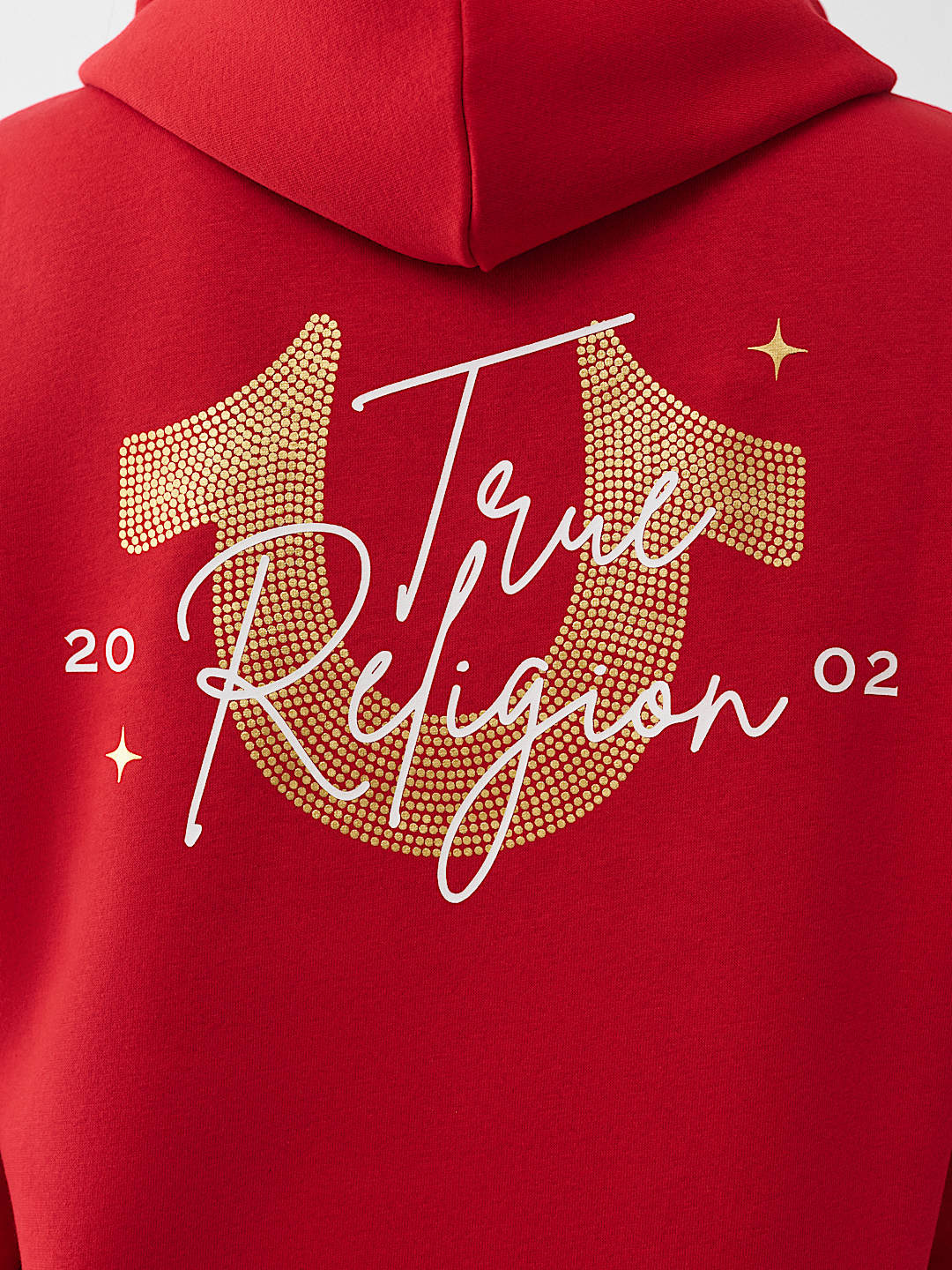 CRYSTAL HORSESHOE SCRIPT HOODIE DRESS, image 2