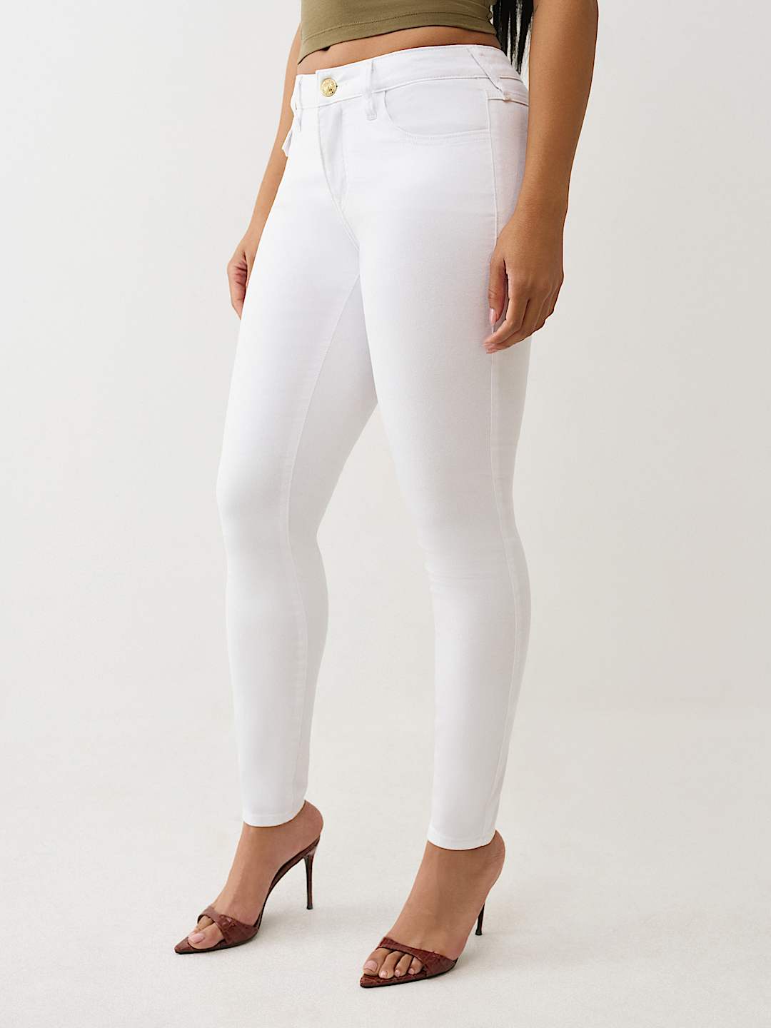 JENNIE BIG T LUREX HORSESHOE CURVY SKINNY JEAN, image 4