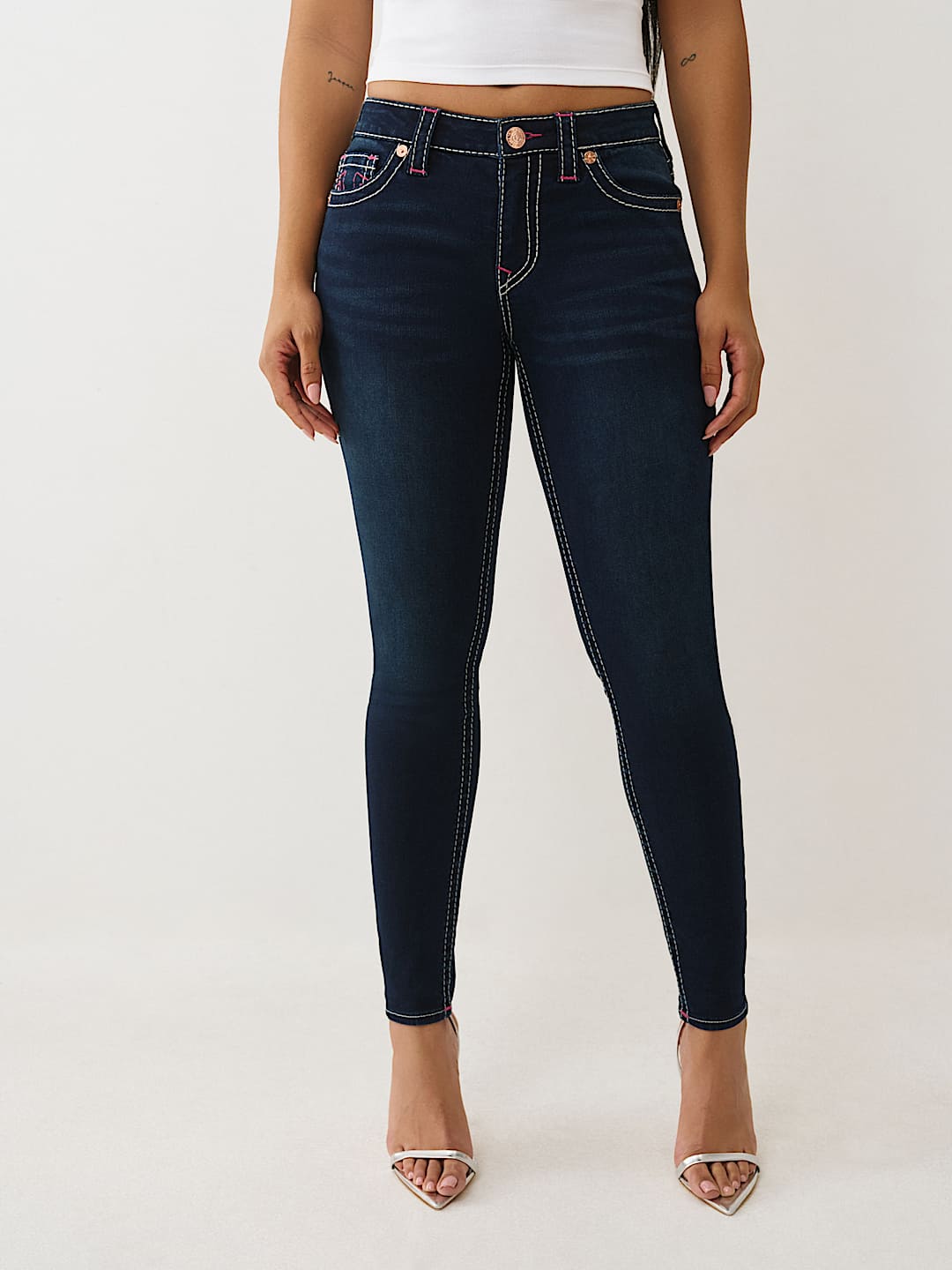 JENNIE MID RISE BIG T CURVY SKINNY JEAN, image 2