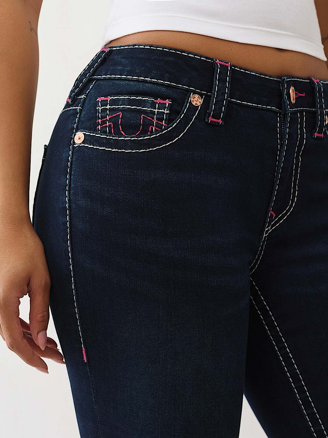 JENNIE MID RISE BIG T CURVY SKINNY JEAN, image 6