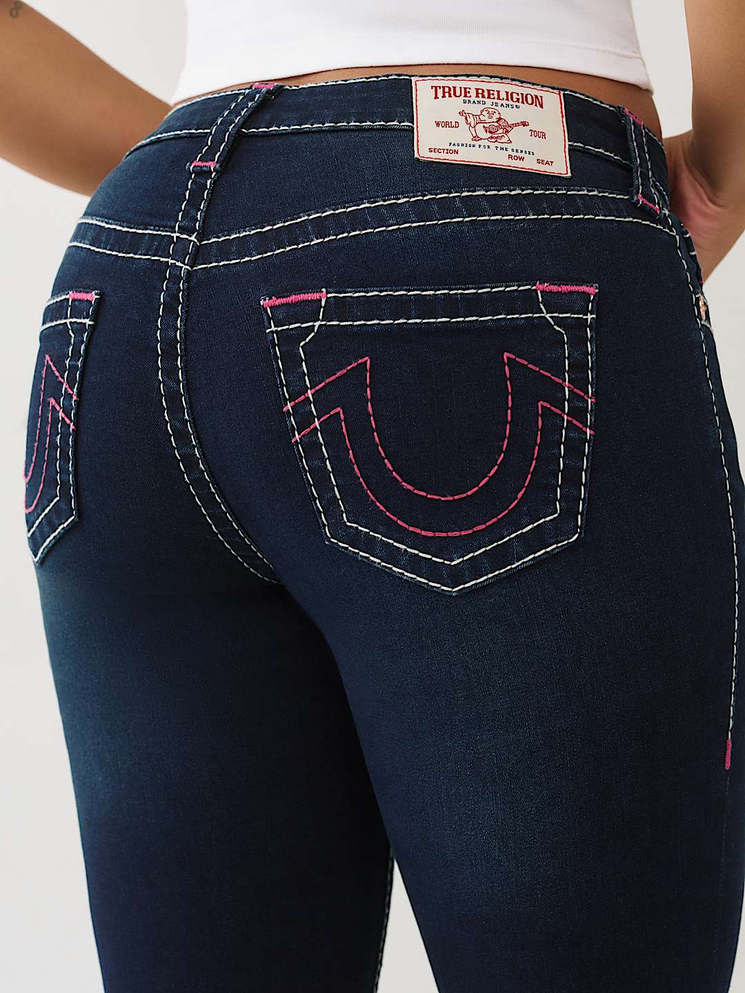 JENNIE MID RISE BIG T CURVY SKINNY JEAN, image 1