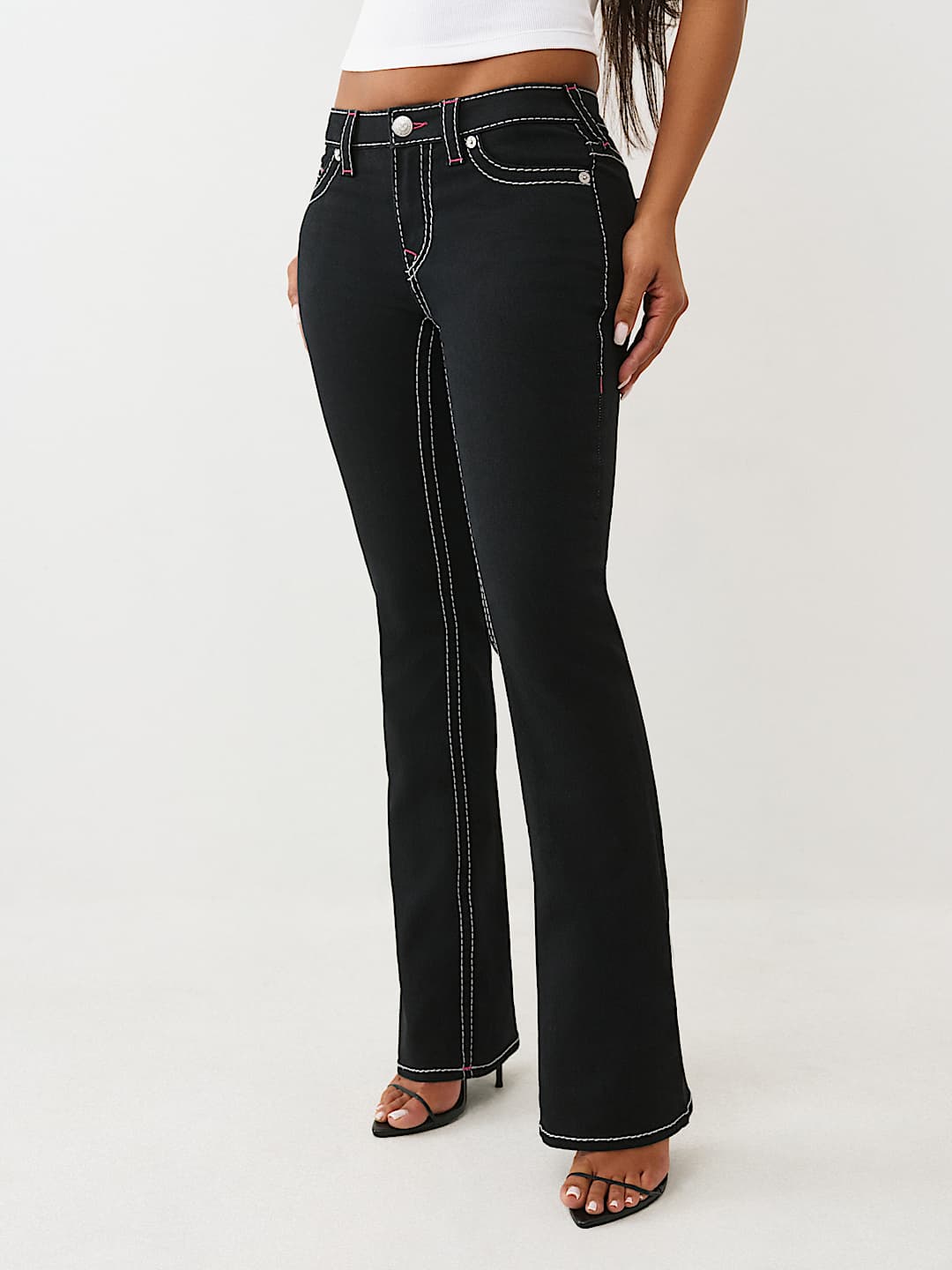 BECCA MID RISE BIG T&nbsp;BOOTCUT JEAN, image 3