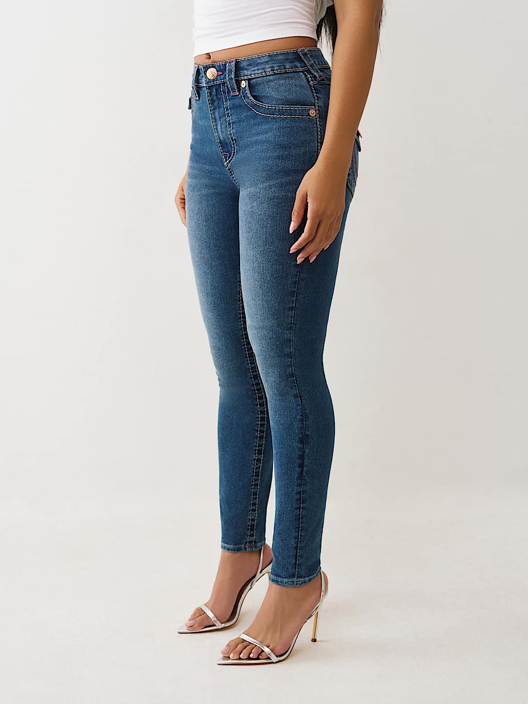 HALLE HIGH RISE BIG T SUPER SKINNY JEAN, image 4