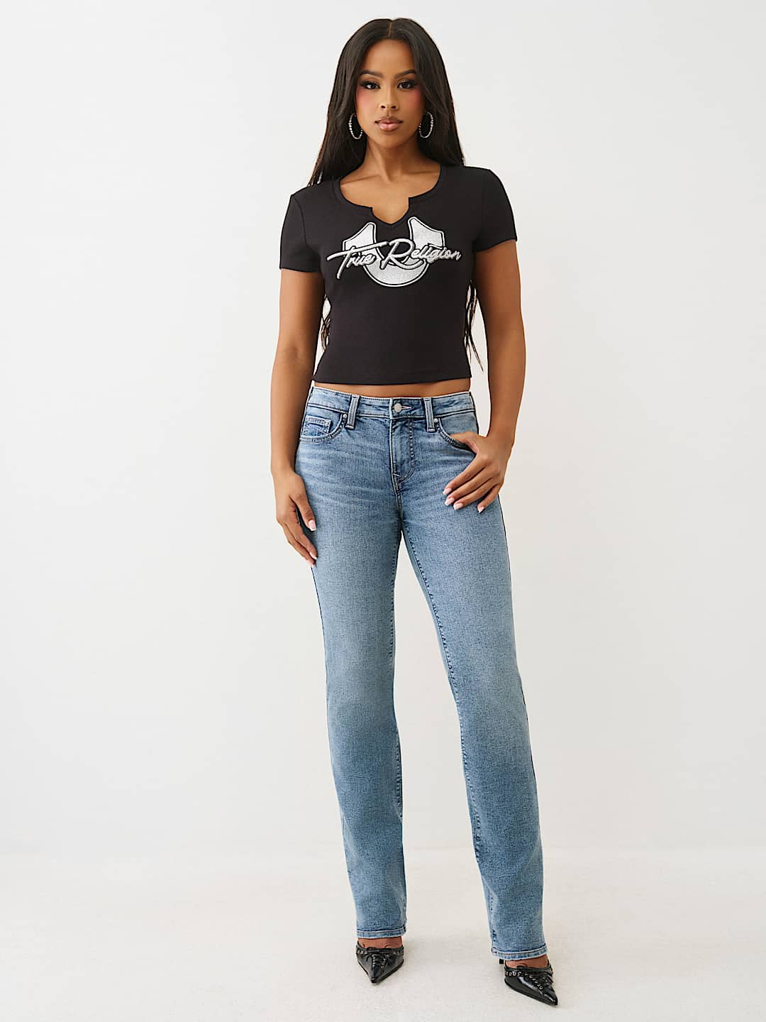 BILLIE MID RISE STRAIGHT JEAN, image 2