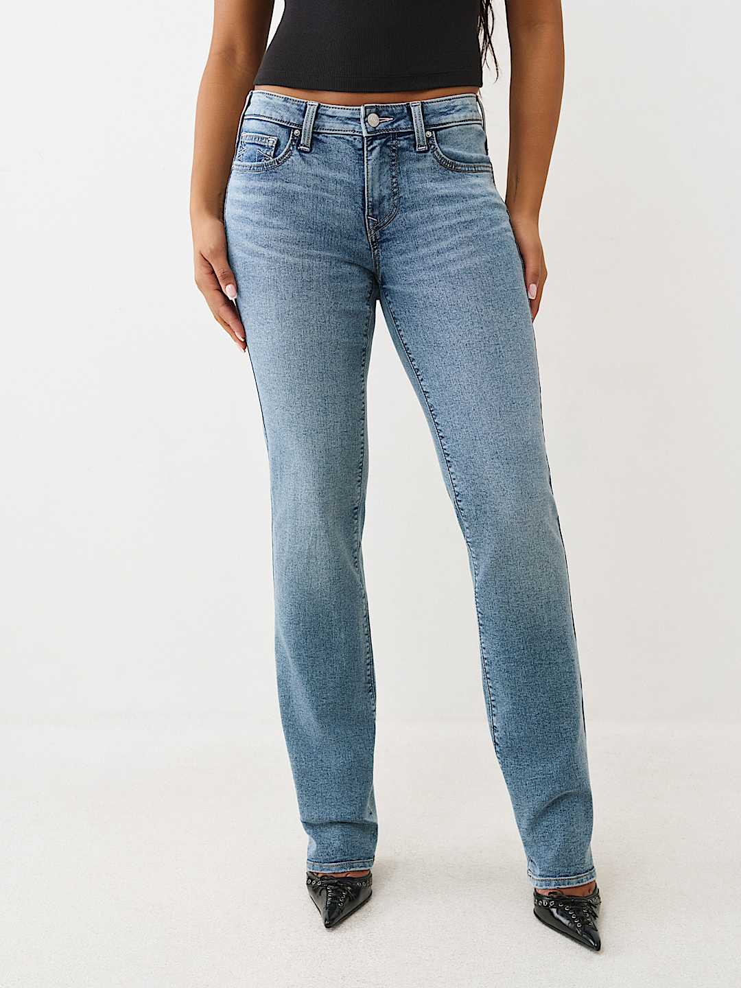 BILLIE MID RISE STRAIGHT JEAN, image 1