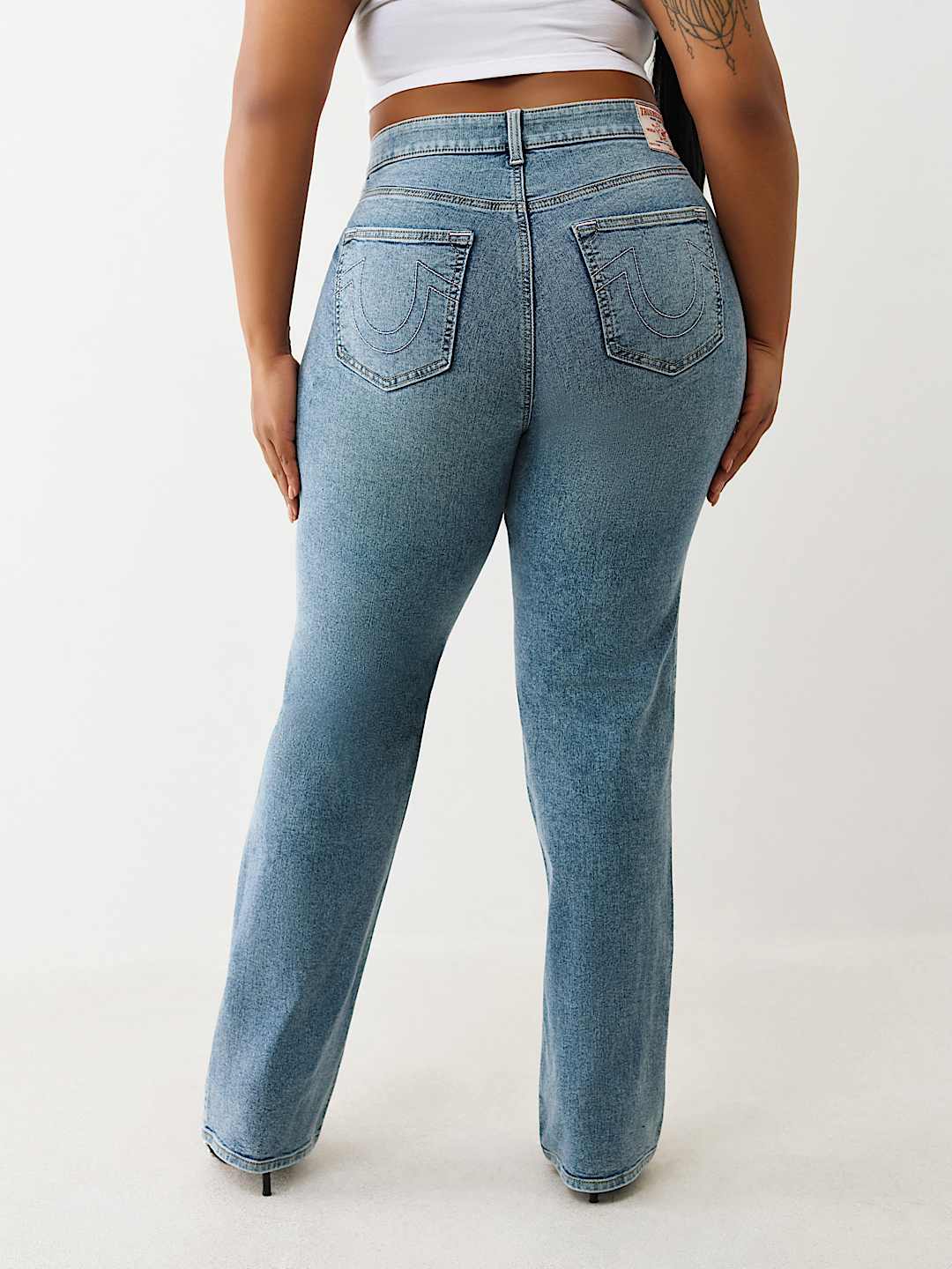 PLUS BILLIE MID RISE STRAIGHT JEAN, image 4