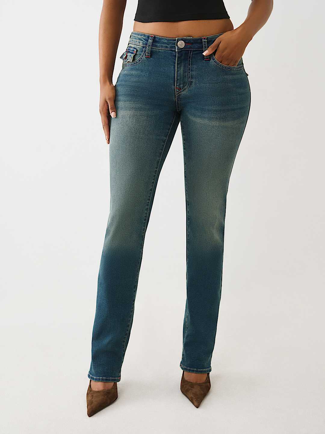 BILLIE MID RISE STRAIGHT JEAN, image 2