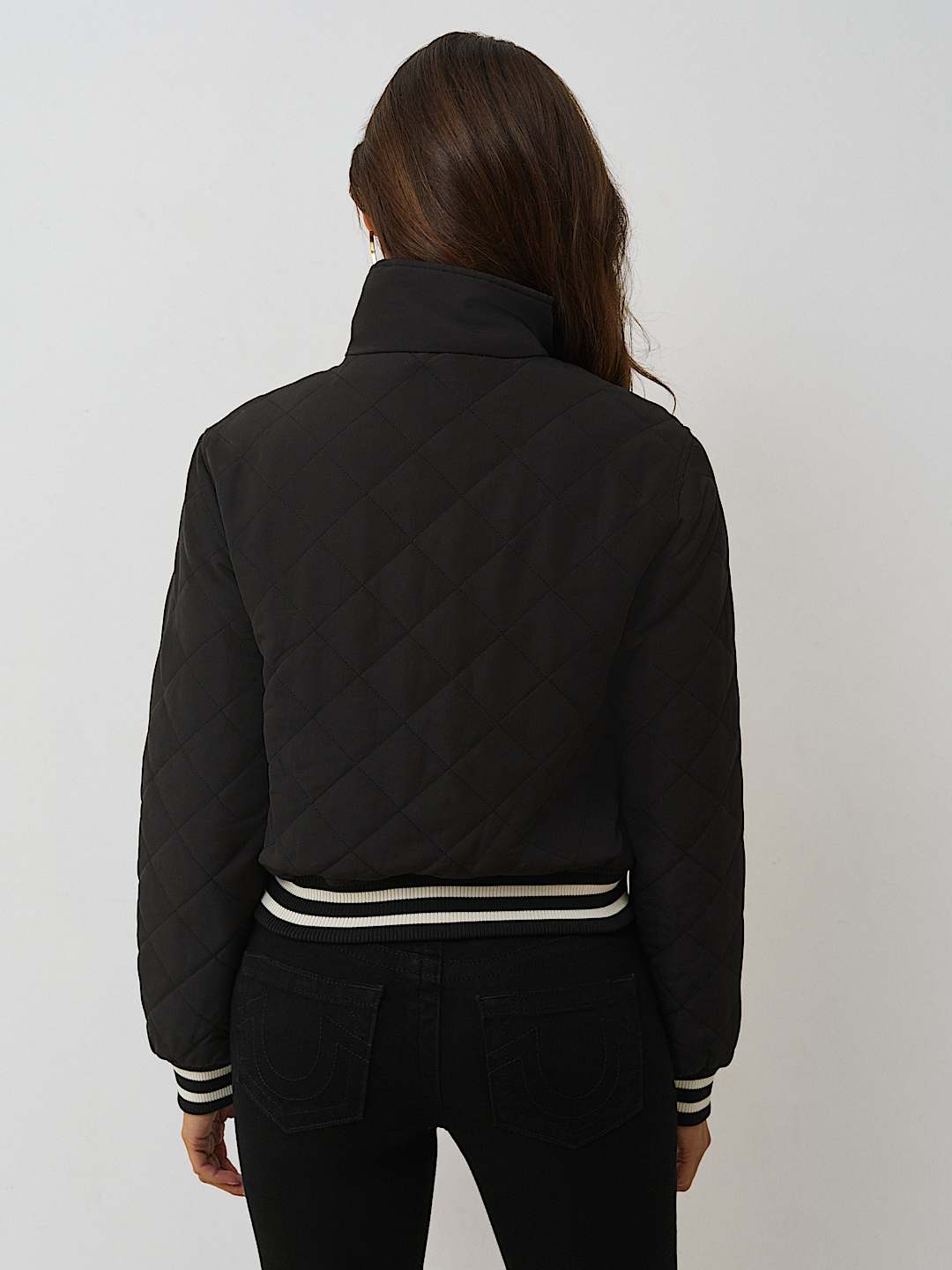 HORSESHOE QUILTED BOMBER JACKET, image 6