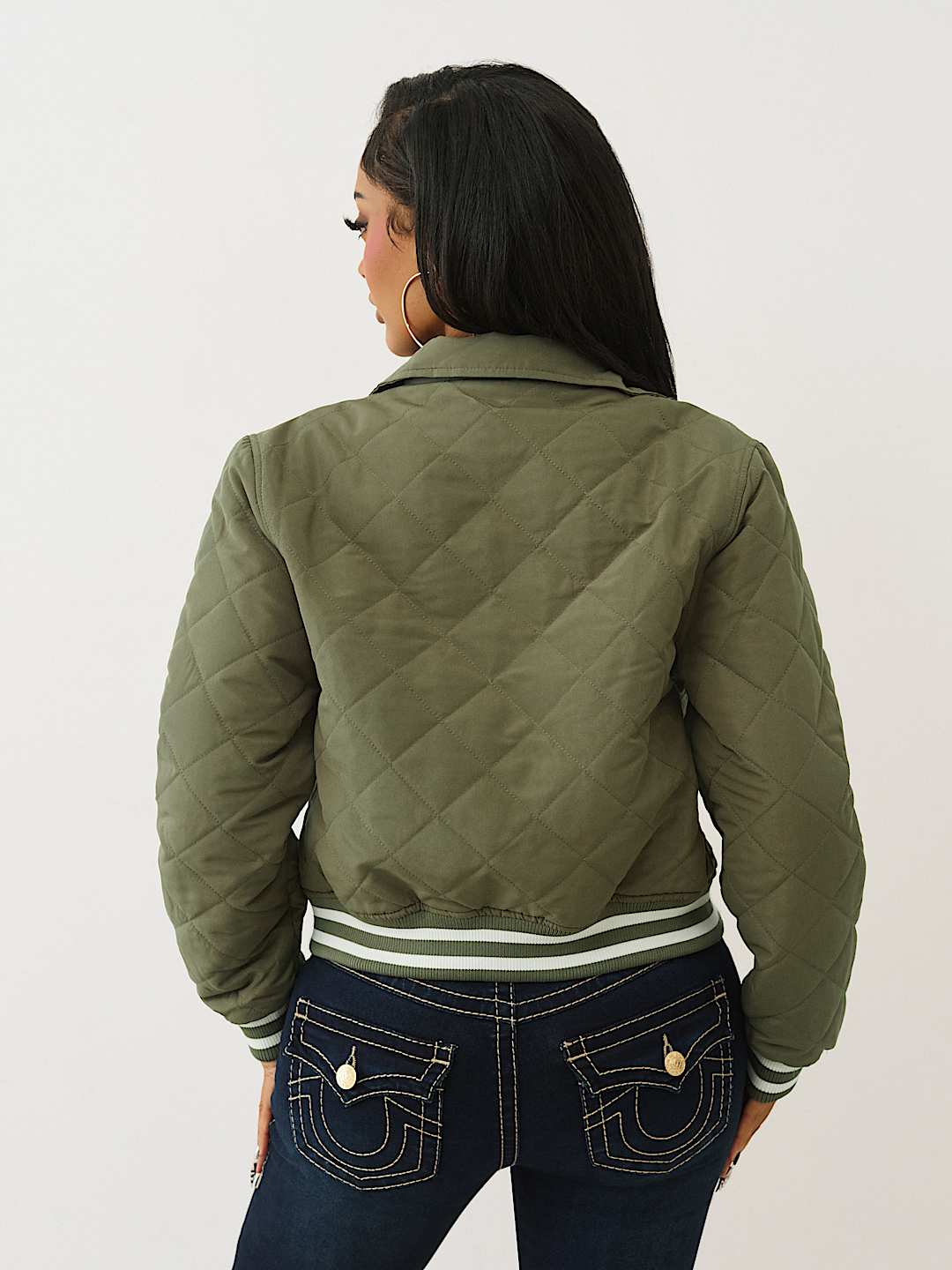 HORSESHOE QUILTED BOMBER JACKET, image 5