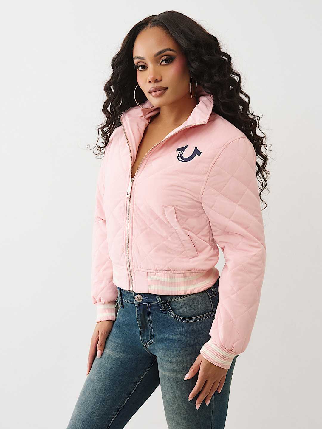 HORSESHOE QUILTED BOMBER JACKET, image 4