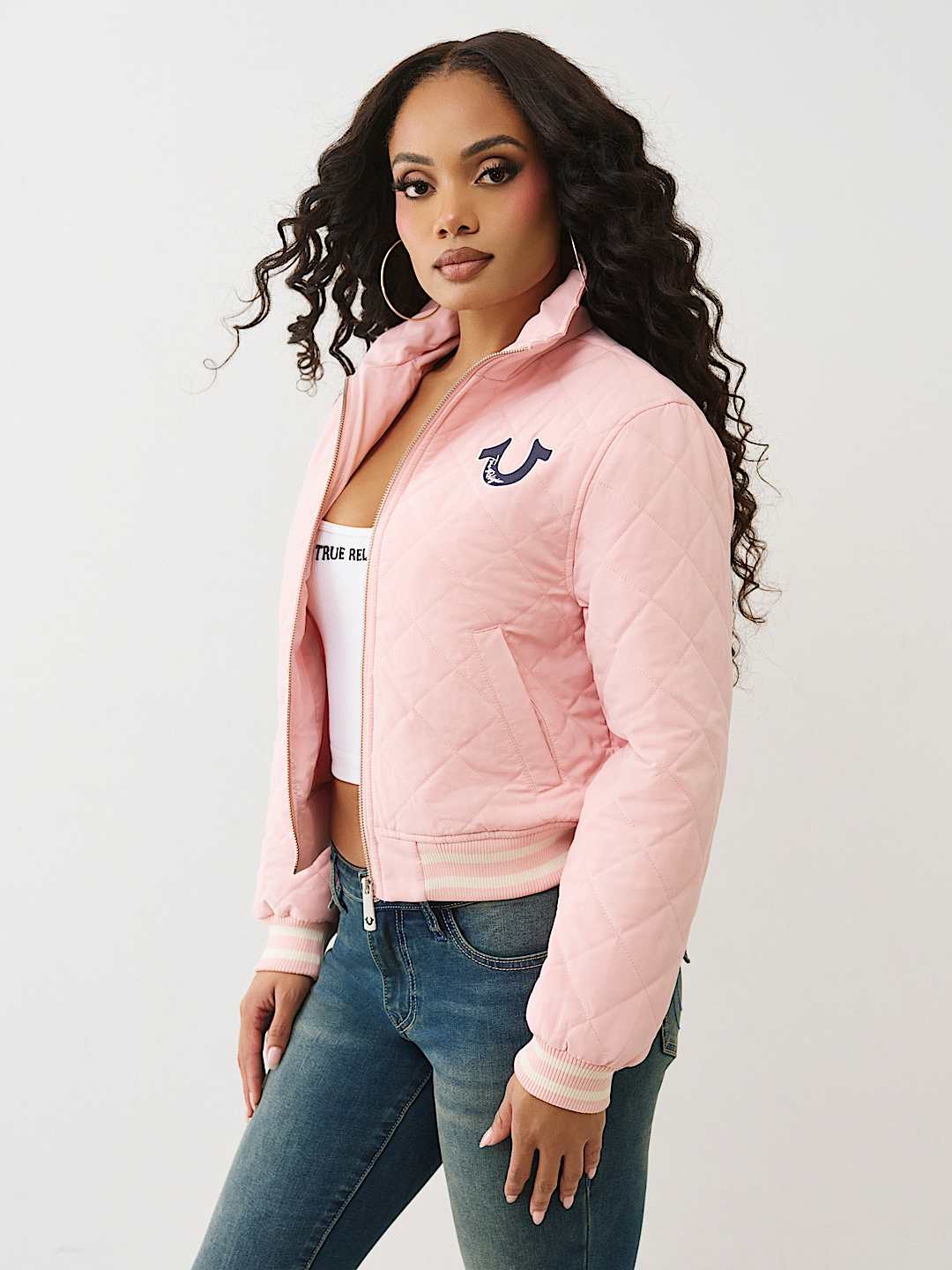 HORSESHOE QUILTED BOMBER JACKET, image 6