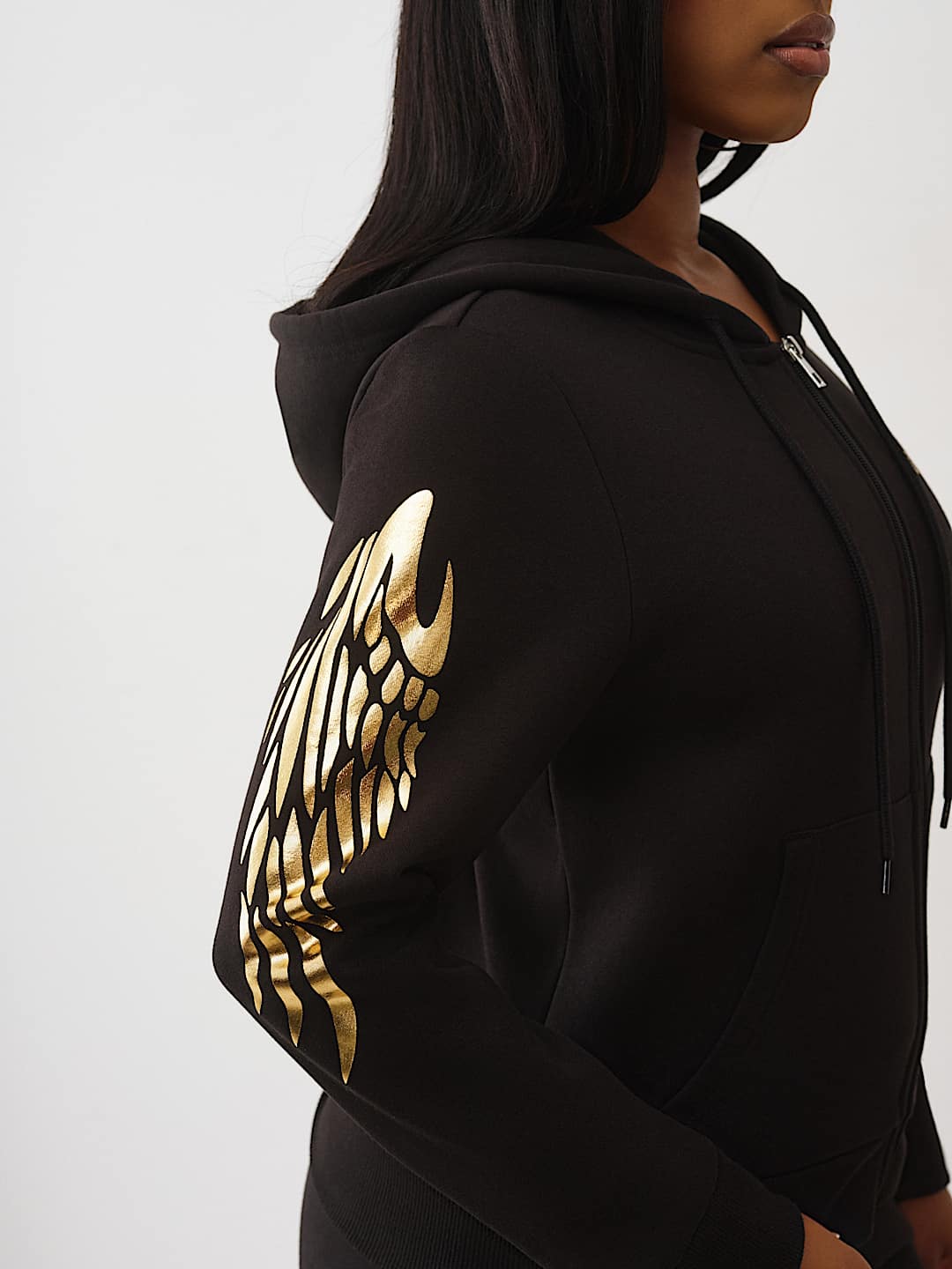 WINGED LOGO ZIP HOODIE, image 5