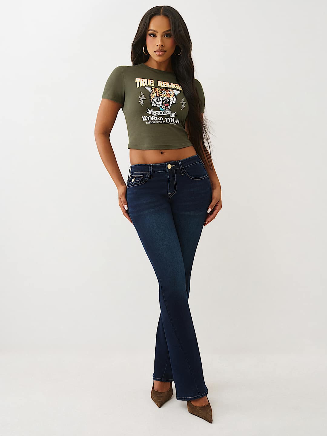 TIGER GRAPHIC BABY TEE, image 3