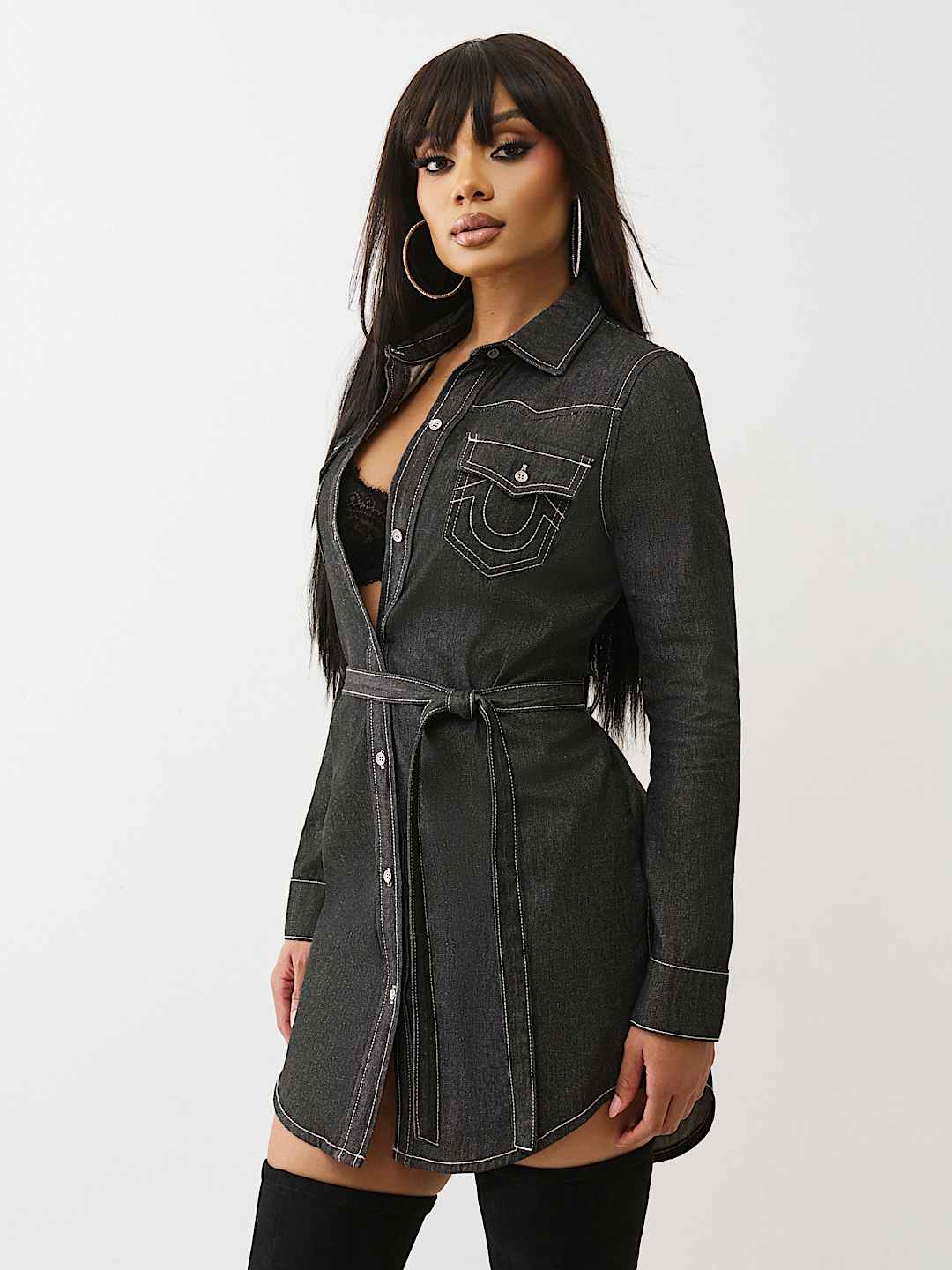 WESTERN SHIRT DRESS, image 3