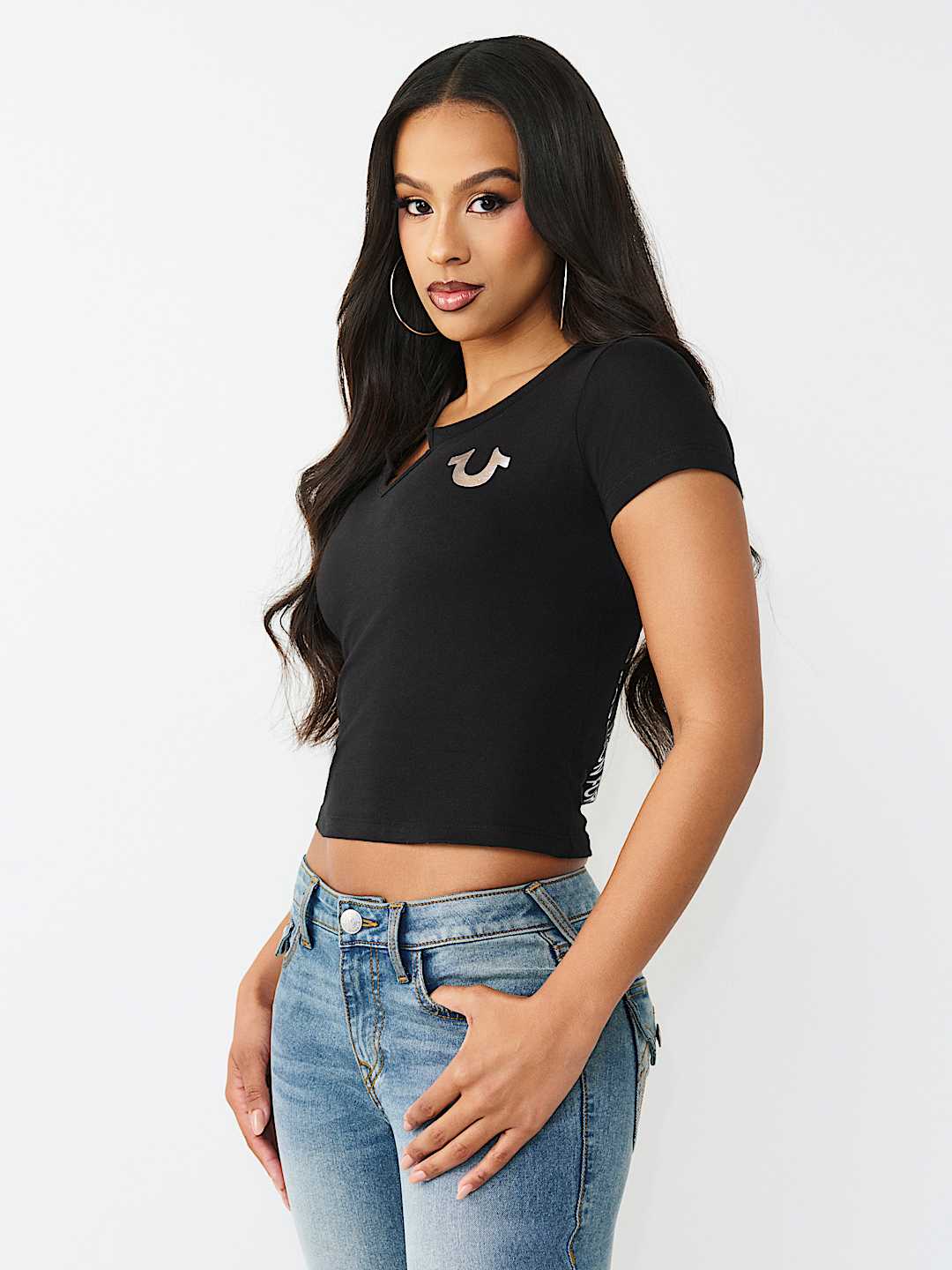 TIGER LOGO RELAXED SHRUNKEN TEE, image 4