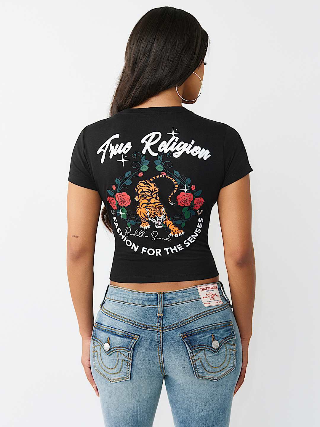 TIGER LOGO RELAXED SHRUNKEN TEE, image 5