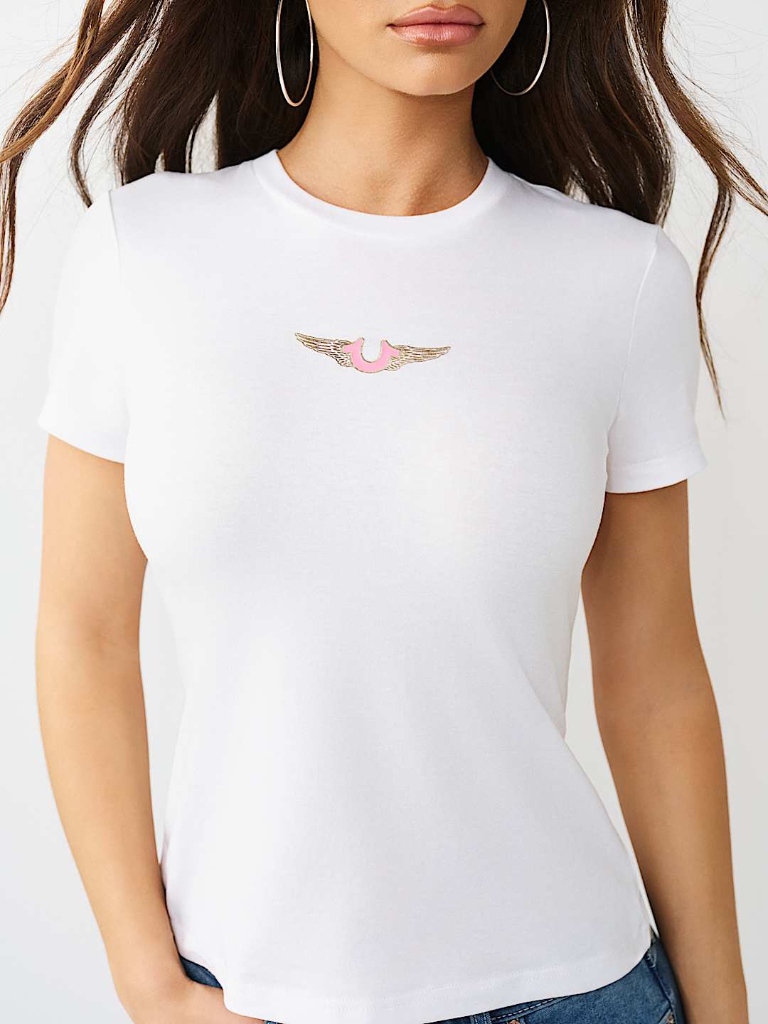 CAMISETA CON HERRADURA Y ALAS, image 6