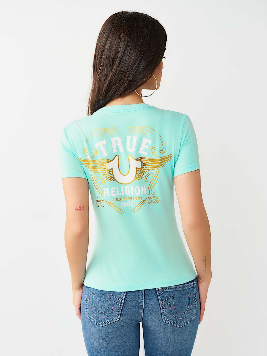 CAMISETA CON HERRADURA Y ALAS, image 6