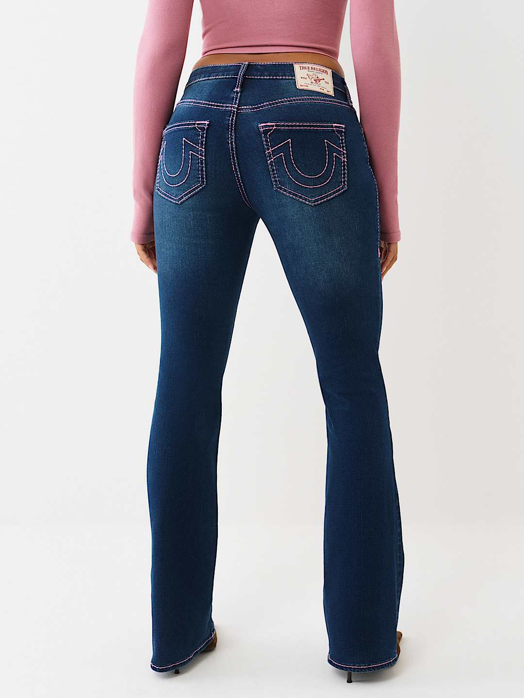 BECCA MID RISE BIG T BOOTCUT JEAN, image 5
