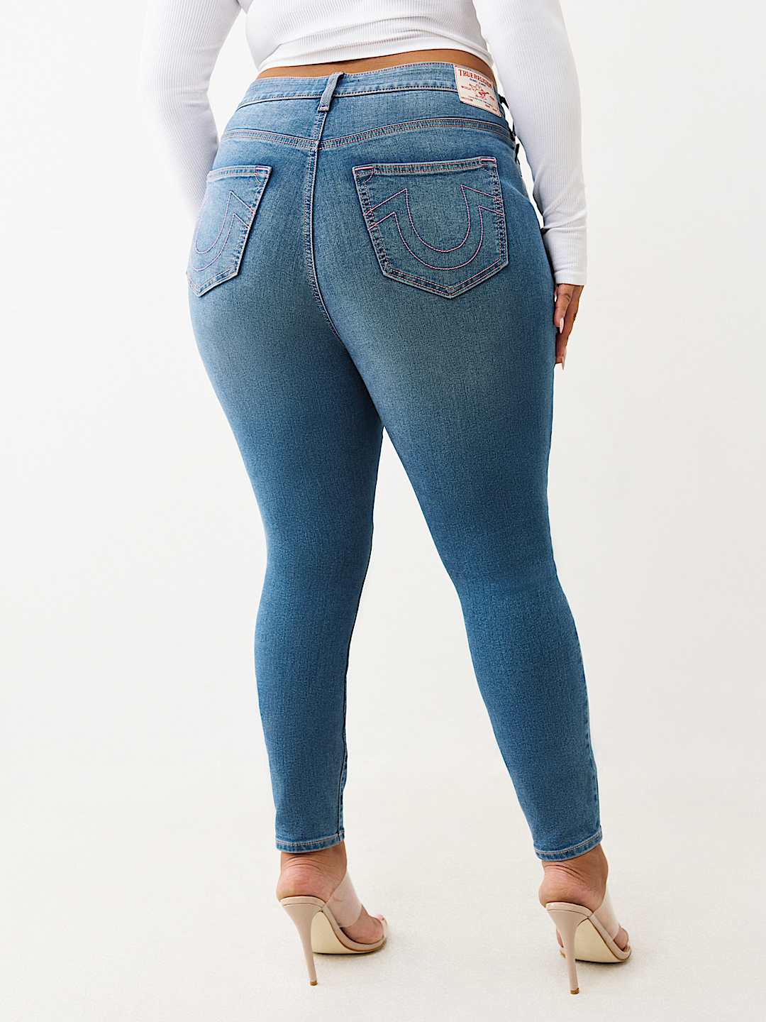 PLUS JENNIE MID RISE CURVY SKINNY JEAN, image 5