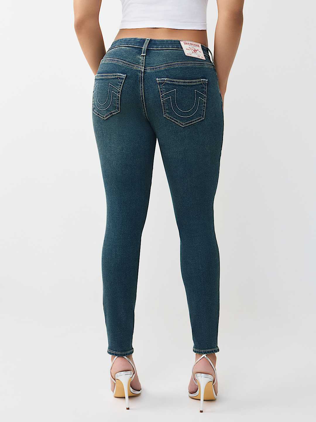 JEANS SKINNY CURVIL&Iacute;NEOS JENNIE DE TIRO MEDIO, image 6