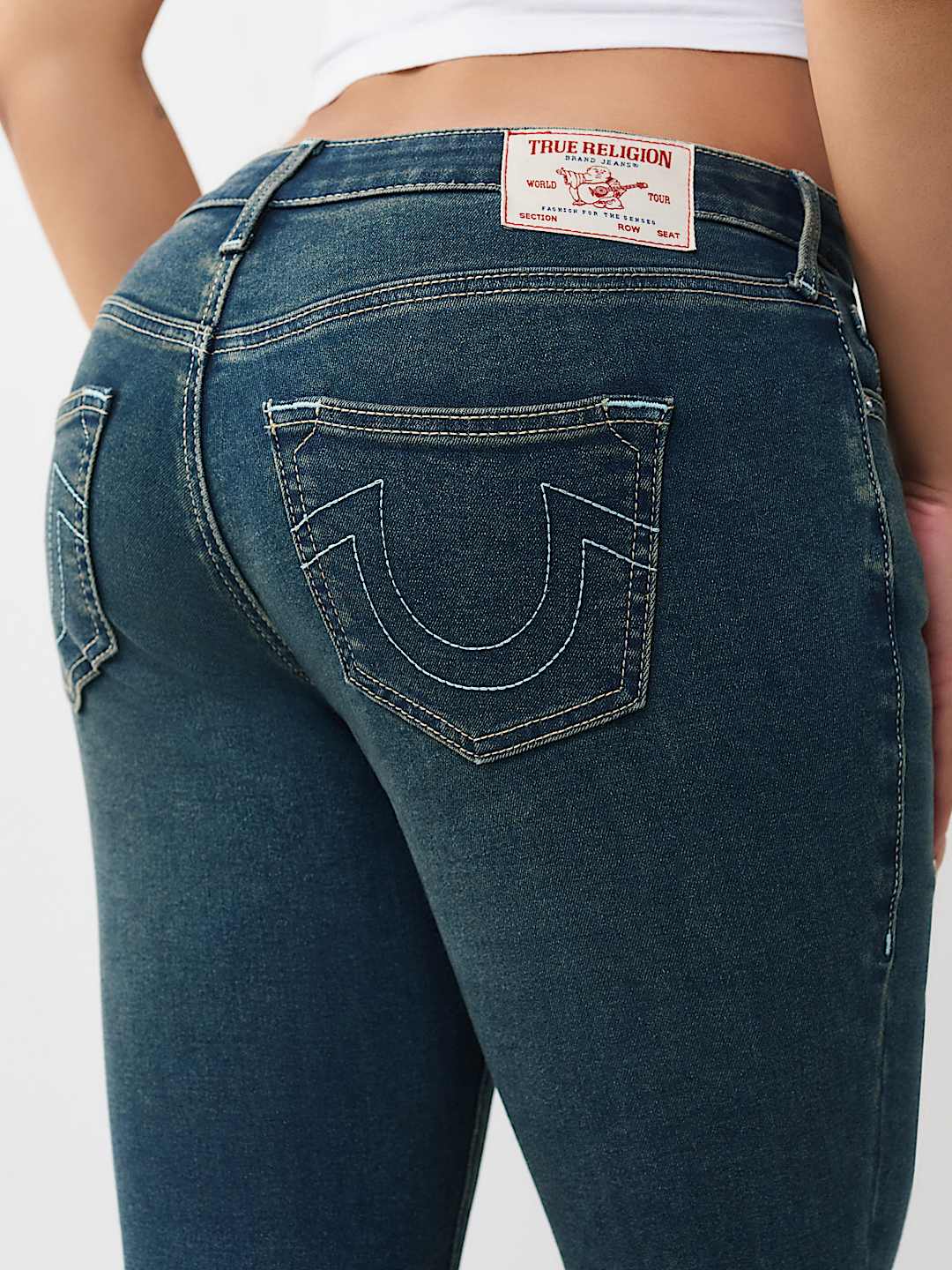 JEANS SKINNY CURVIL&Iacute;NEOS JENNIE DE TIRO MEDIO, image 1